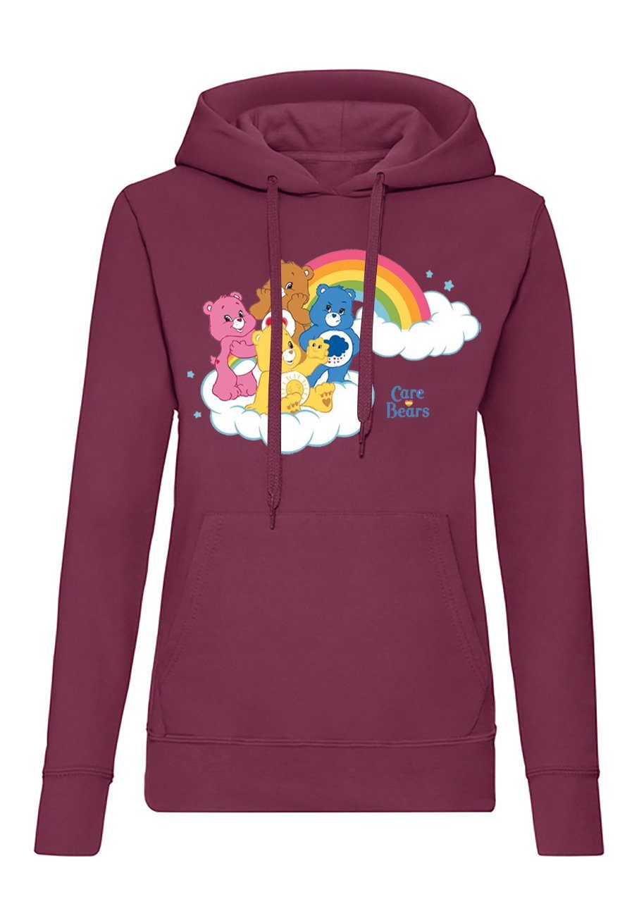 Blondie & Brownie Hoodie Damen Glücksbärchis Care Bears Hab-Dich-lieb Bärch günstig online kaufen