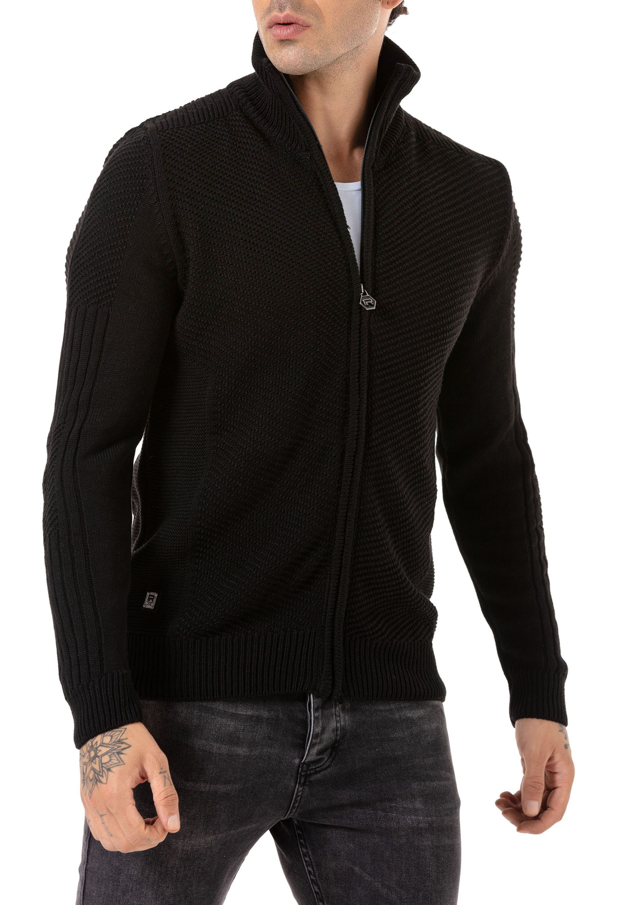 RedBridge Strickjacke Herren Strickjacke Cardigan günstig online kaufen