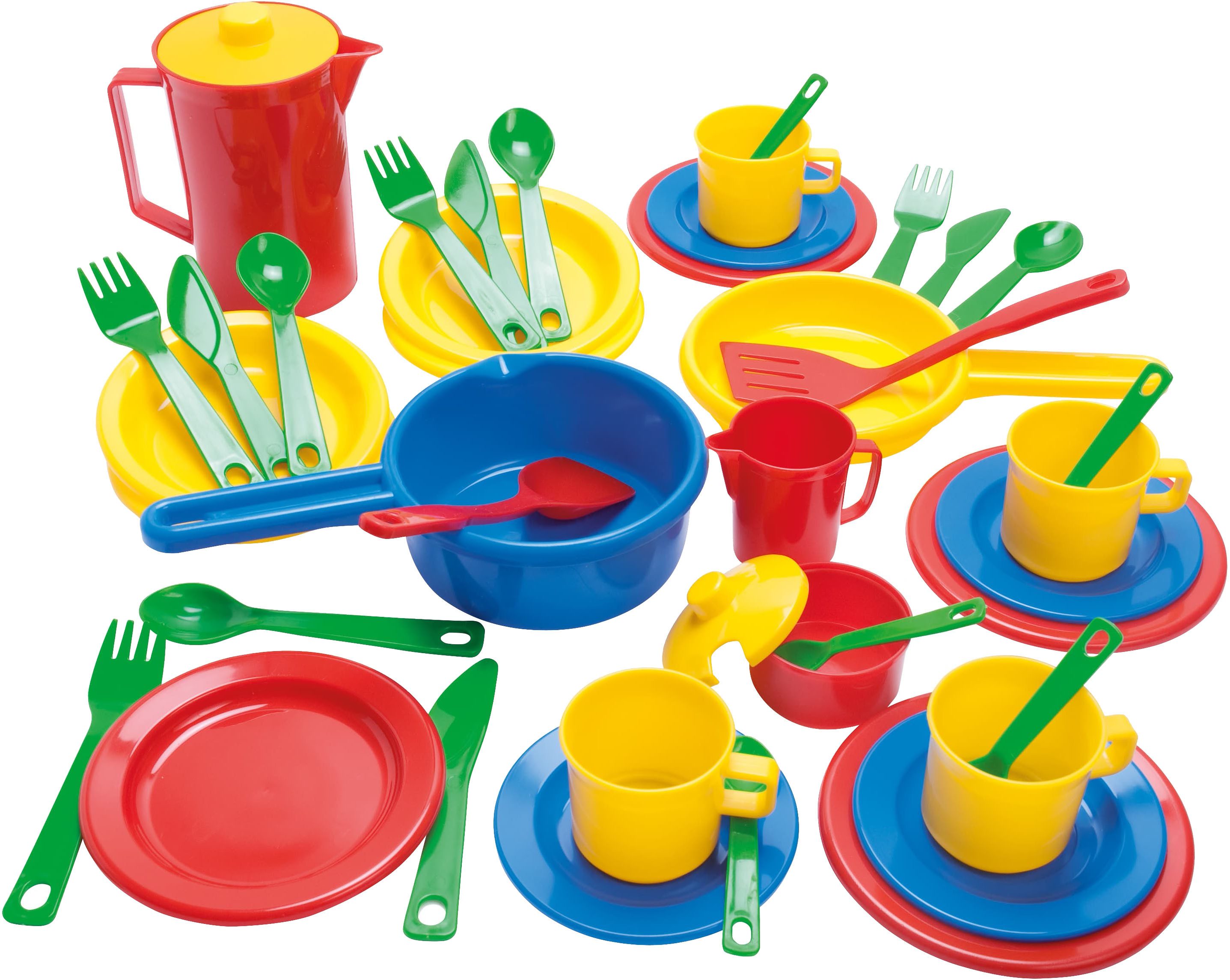 dantoy Spielgeschirr Küchenspielset 42T, (42-tlg), Made in Europe günstig online kaufen