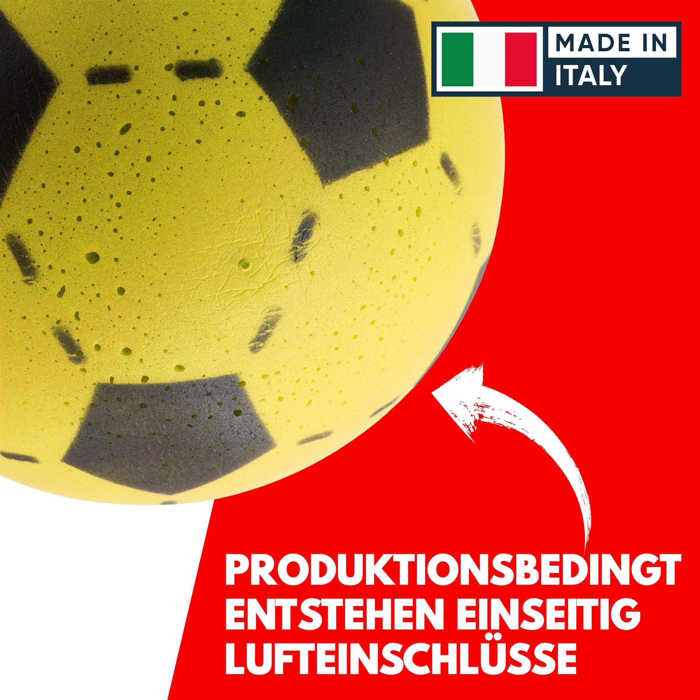 Kyto Softball Kyto weicher Ball Softball Gelb Schaumstoffball Kinder 20cm (Stück, 1-St)