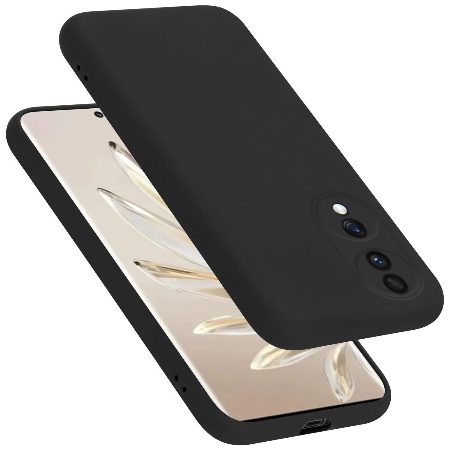 Cadorabo Handyhülle für Hülle Honor 70, Flexible Hülle TPU Silikon Schutzhülle Back Cover Case