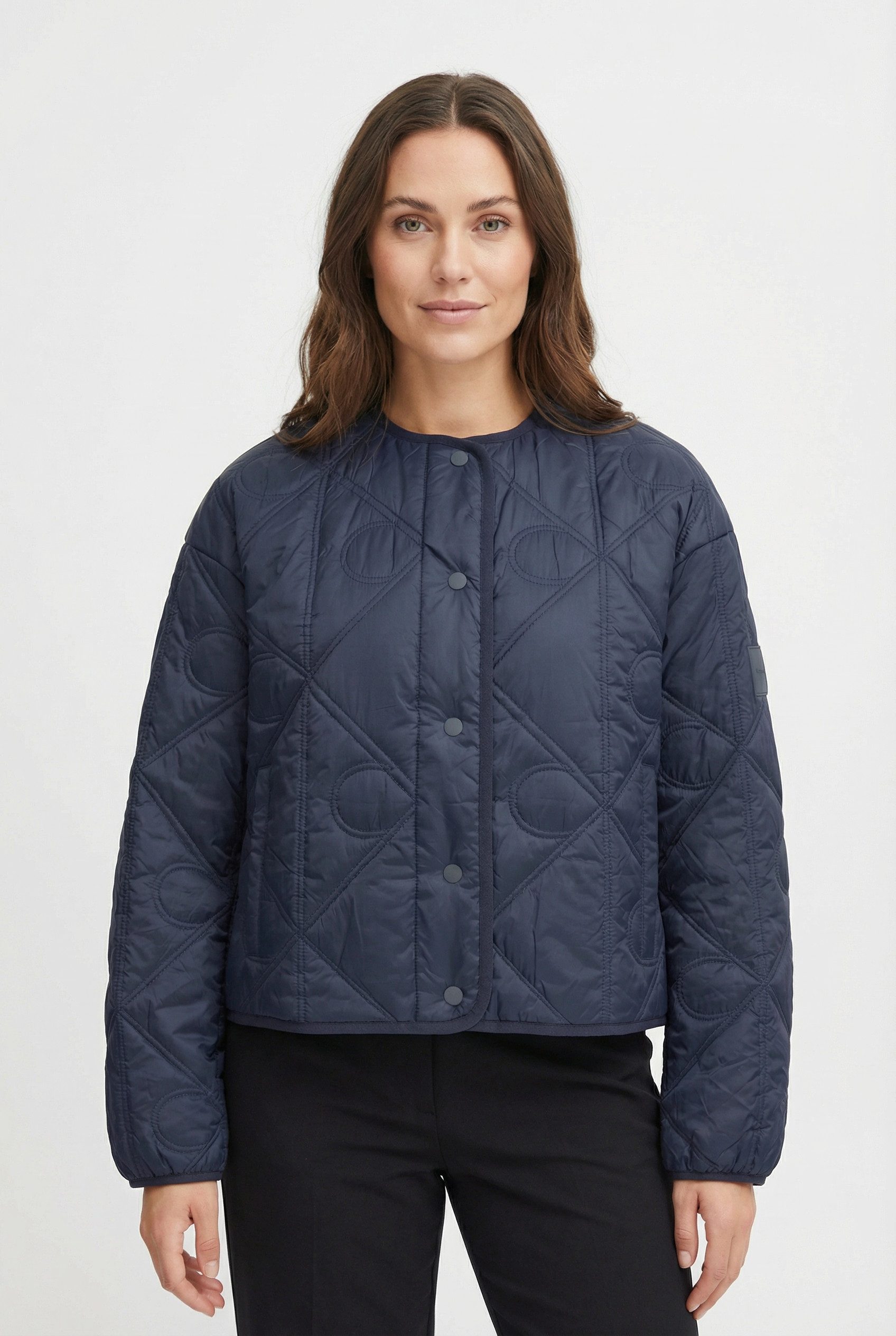 Calvin Klein Jeans Steppjacke Regular fit mit Rundhalsausschnitt