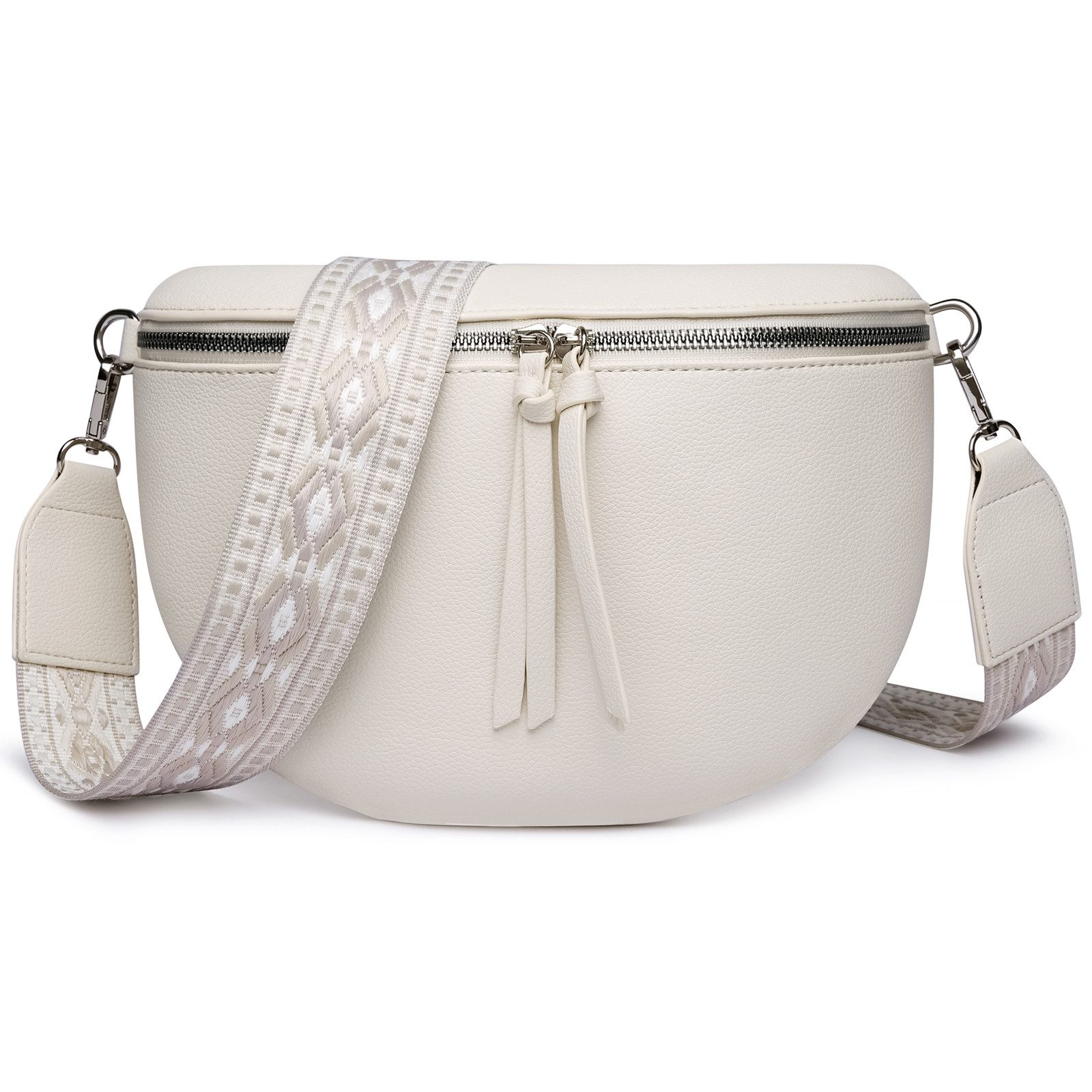 Fomax Bauchtasche aus Kunstleder, Damen Umhängetasche, mit Schulterriemen günstig online kaufen