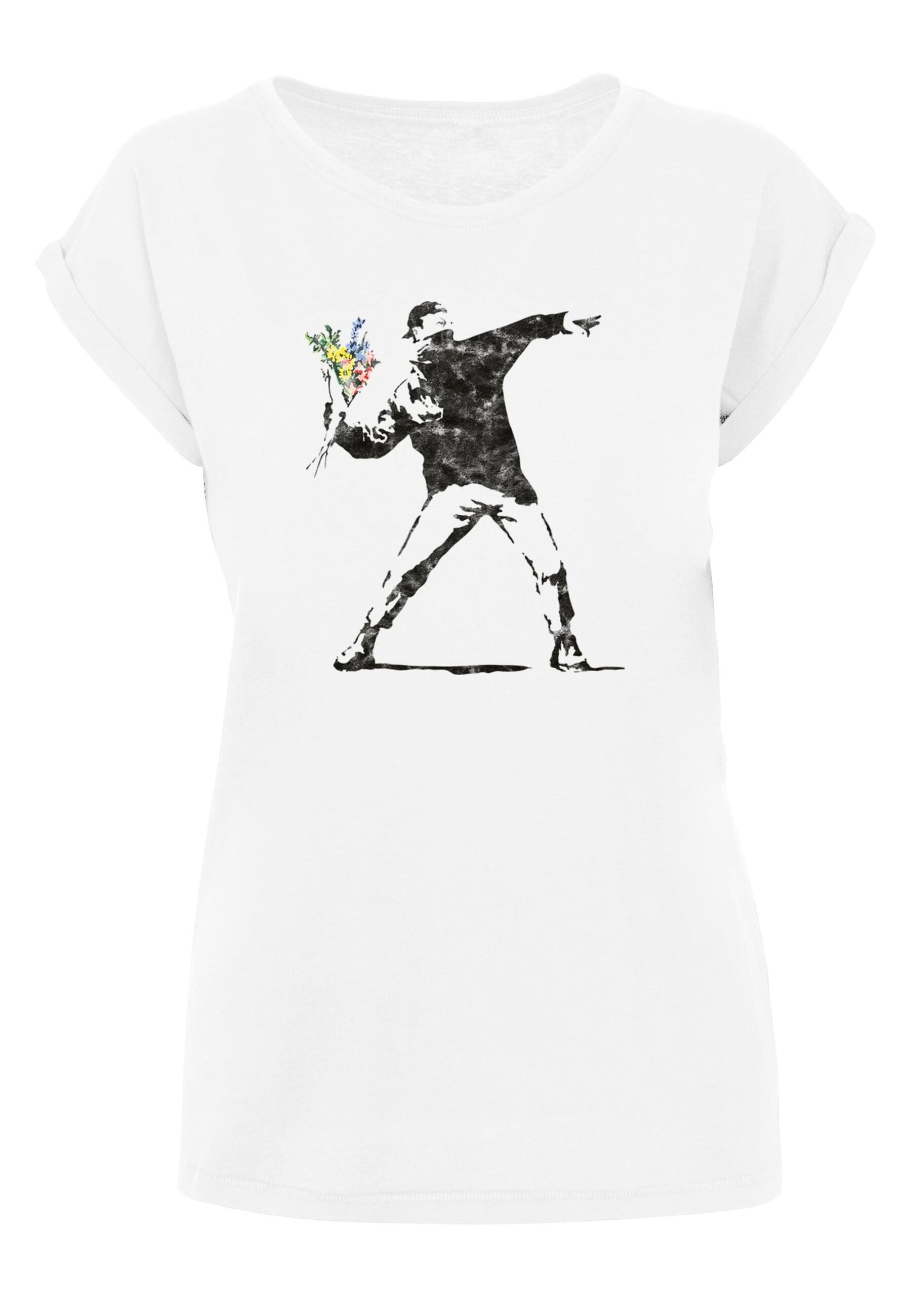 Merchcode T-Shirt Merchcode Damen Ladies Flower Bomb T-Shirt (1-tlg)