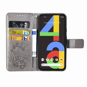 König Design Handyhülle Google Pixel 4A, Schutzhülle Schutztasche Case Cover Etuis Wallet Klapptasche Bookstyle