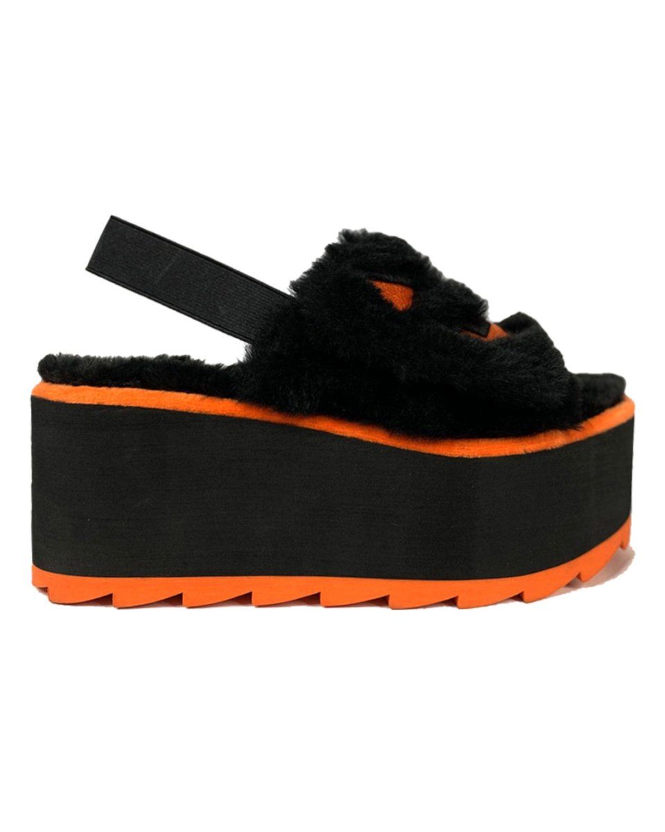 O'Lantern Dekofigur mit Lilly Plateausandalen Plüsch Jack Horror-Shop al