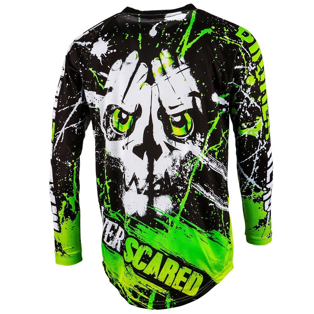 Funktionsshirt MX Jersey Strike Back Grün leuchtende Farben