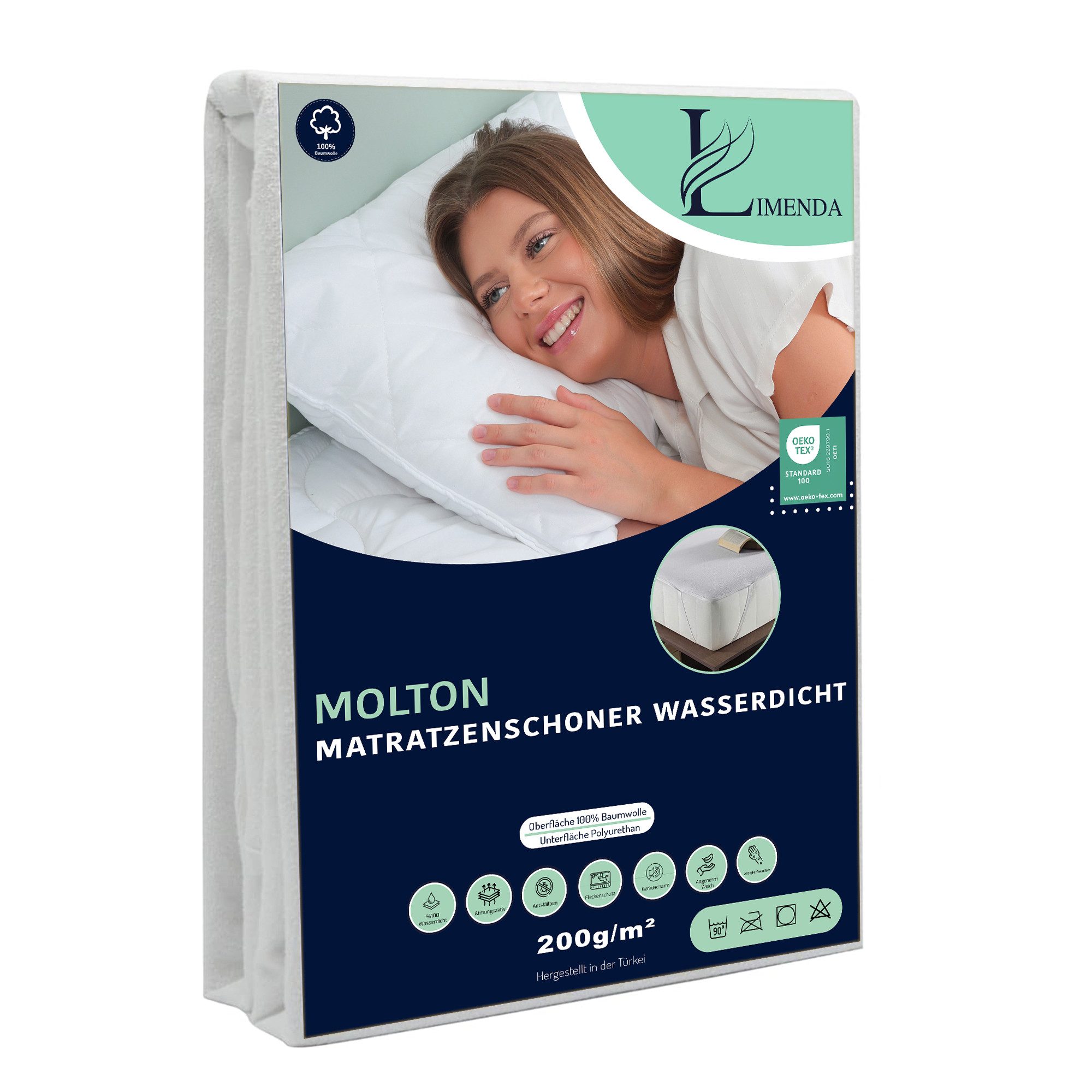 Matratzenschoner Molton Matratzenschoner - Matratzenauflage - günstig online kaufen