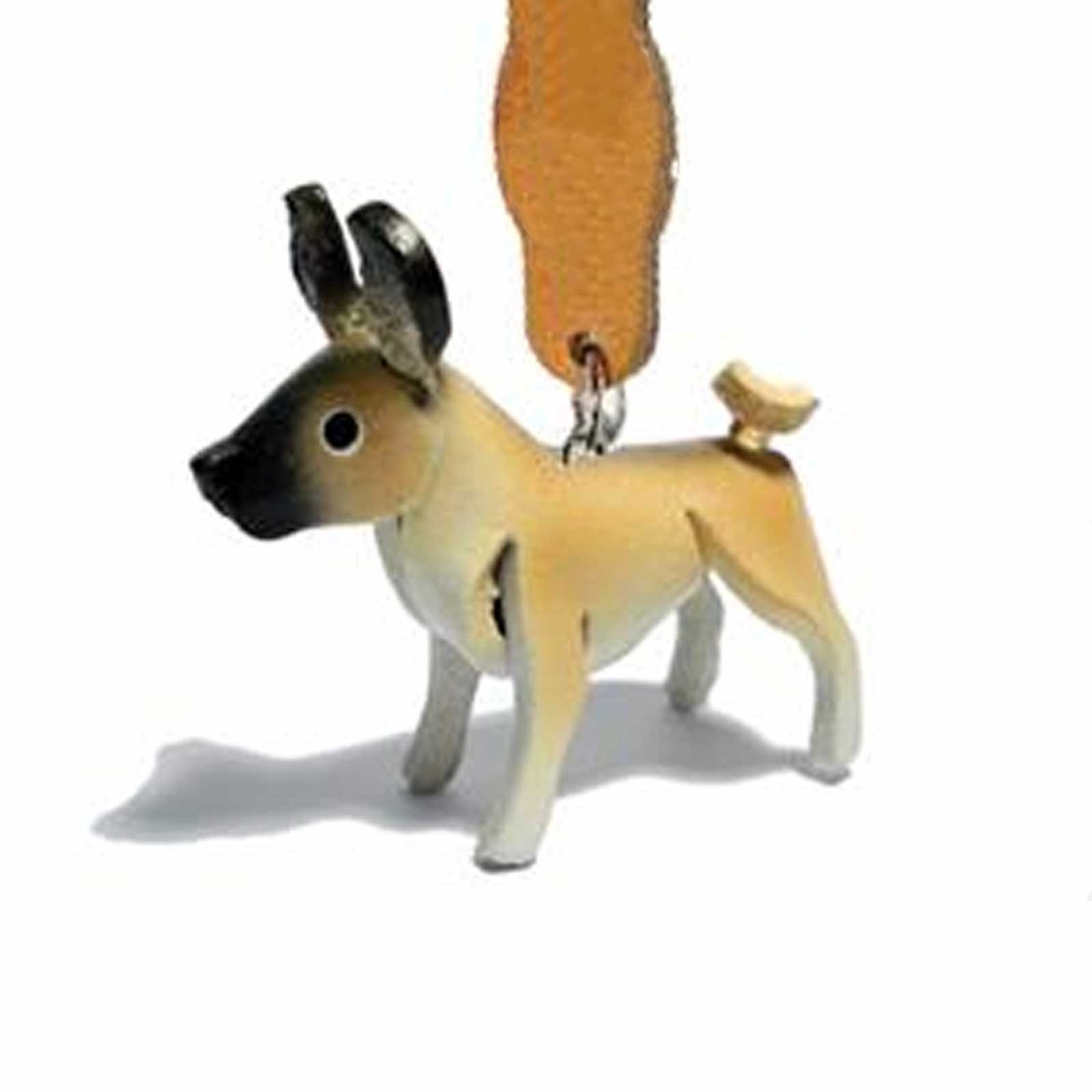 Schlüsselanhänger Set American Akita Inu Schlüsselanhänger aus Leder