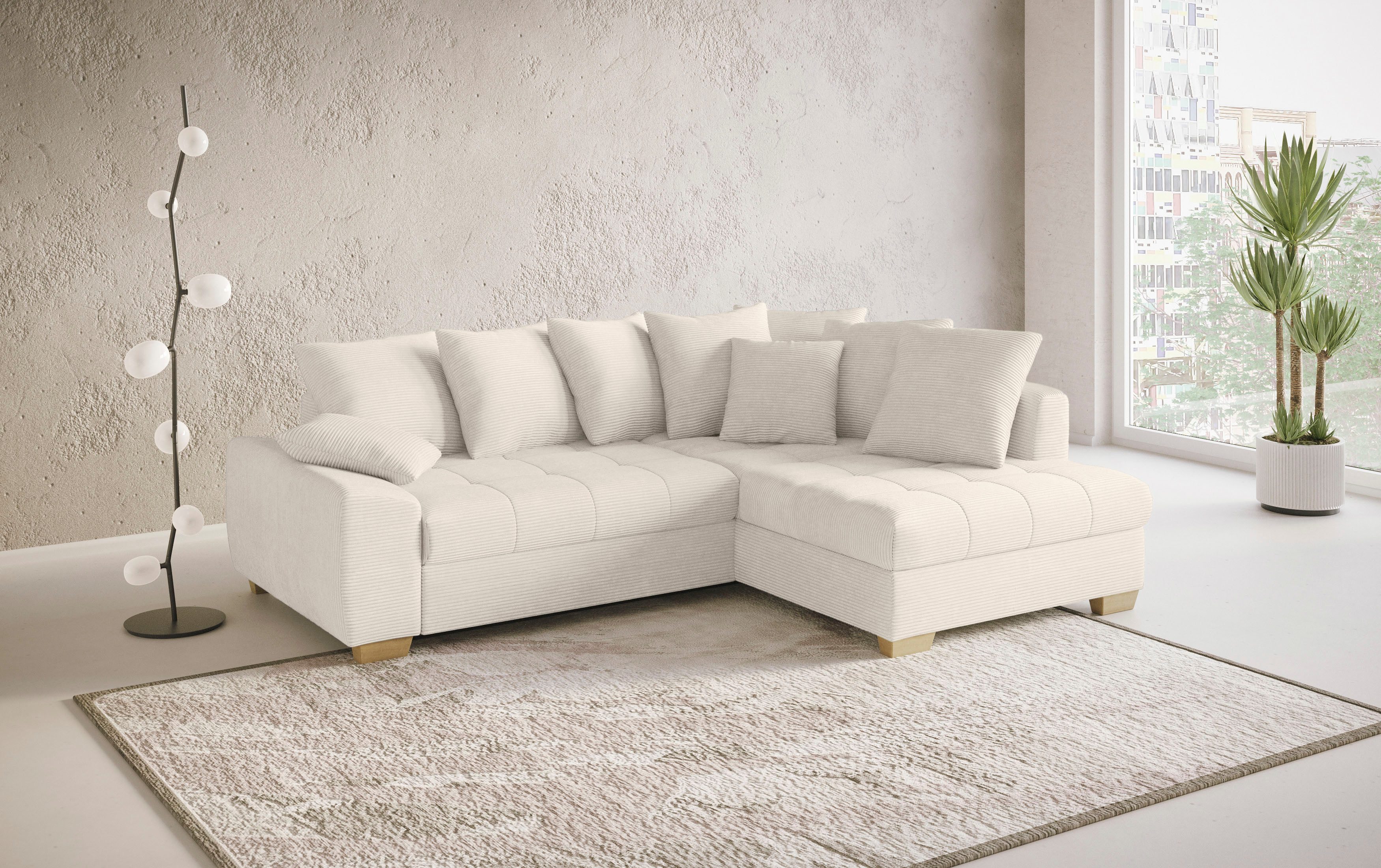 Mr. Couch Ecksofa "Nikita II, L-Form, bis 140kg pro Sitzplatz belastbar" mi günstig online kaufen