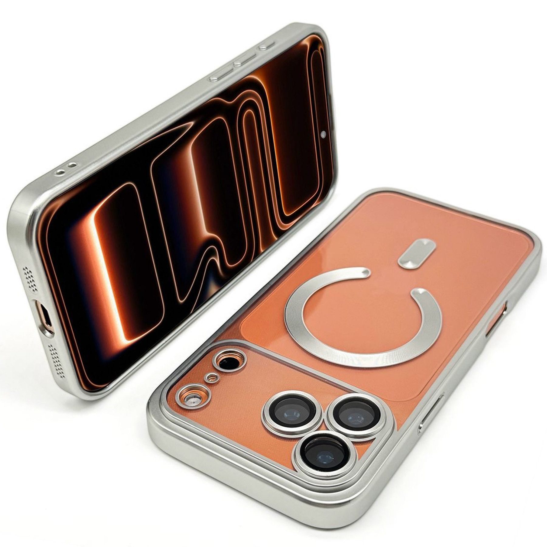 Wörleonline Handyhülle für iPhone 17 Pro / iPhone 17 Pro Max mit integriertem Kameraschutz, in passendem Farbton zur Originalfarbe, MagSafe kompatible Hülle