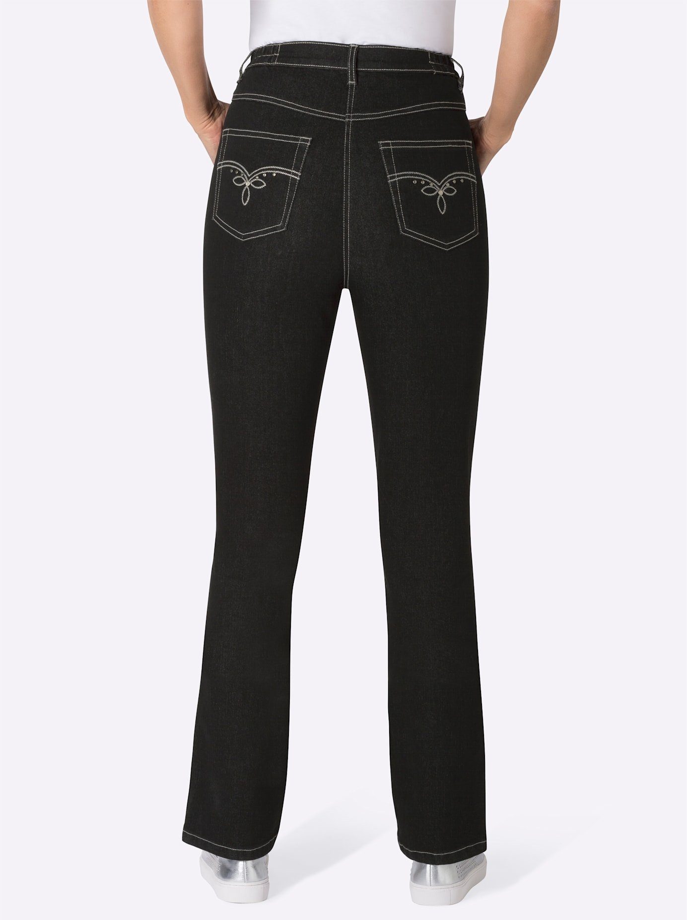 Damen Jeans Classic Basics 5-Pocket-Jeans (1-tlg)