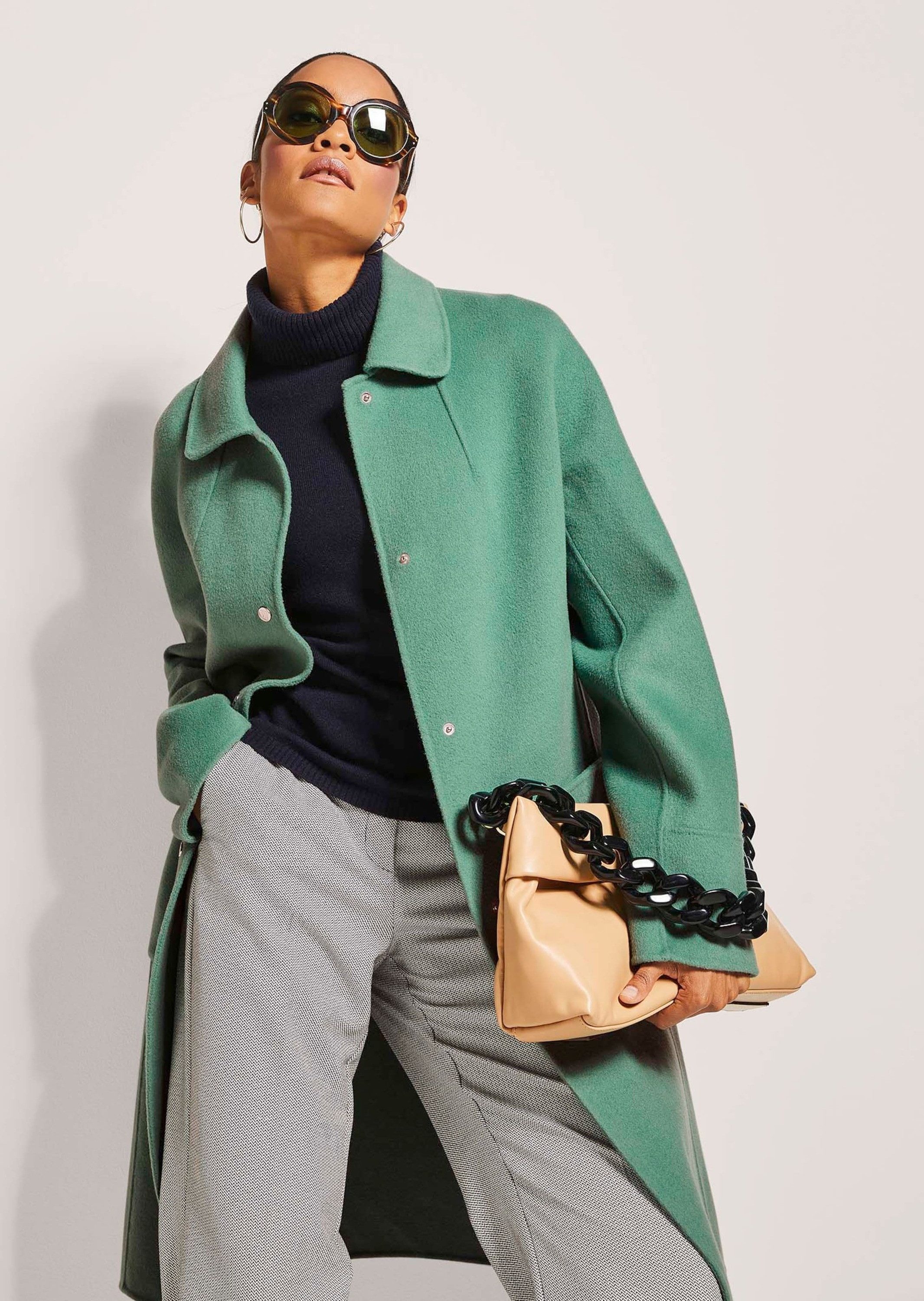 MADELEINE Kurzmantel Doubleface-Mantel