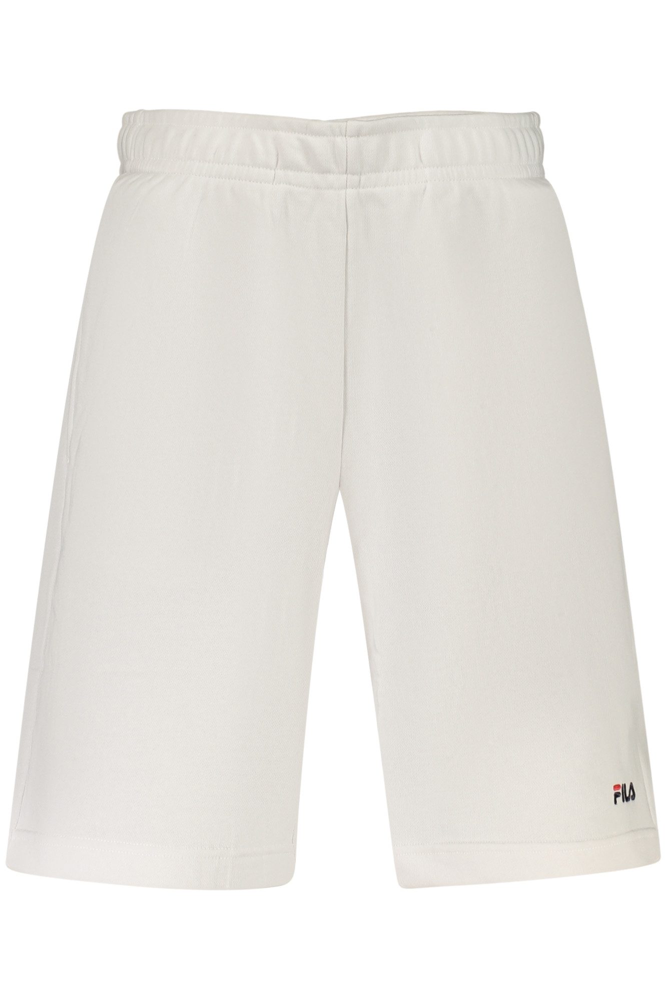 Fila 5-Pocket-Hose Weiße Herren-Jogginghose aus Bio-Baumwolle mit Stickerei