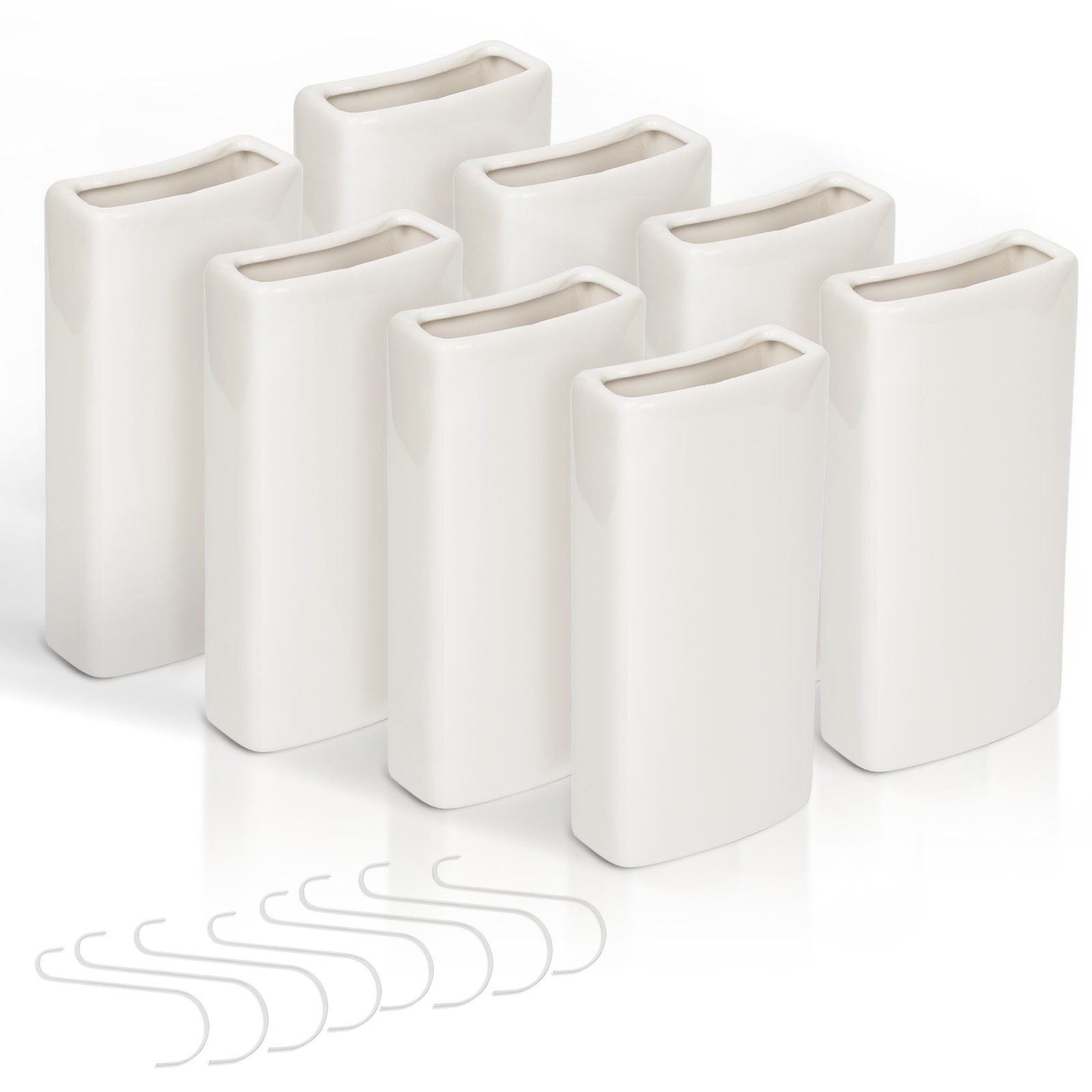 Clanmacy Luftbefeuchter 8er Verdunster Keramik Weiß günstig online kaufen