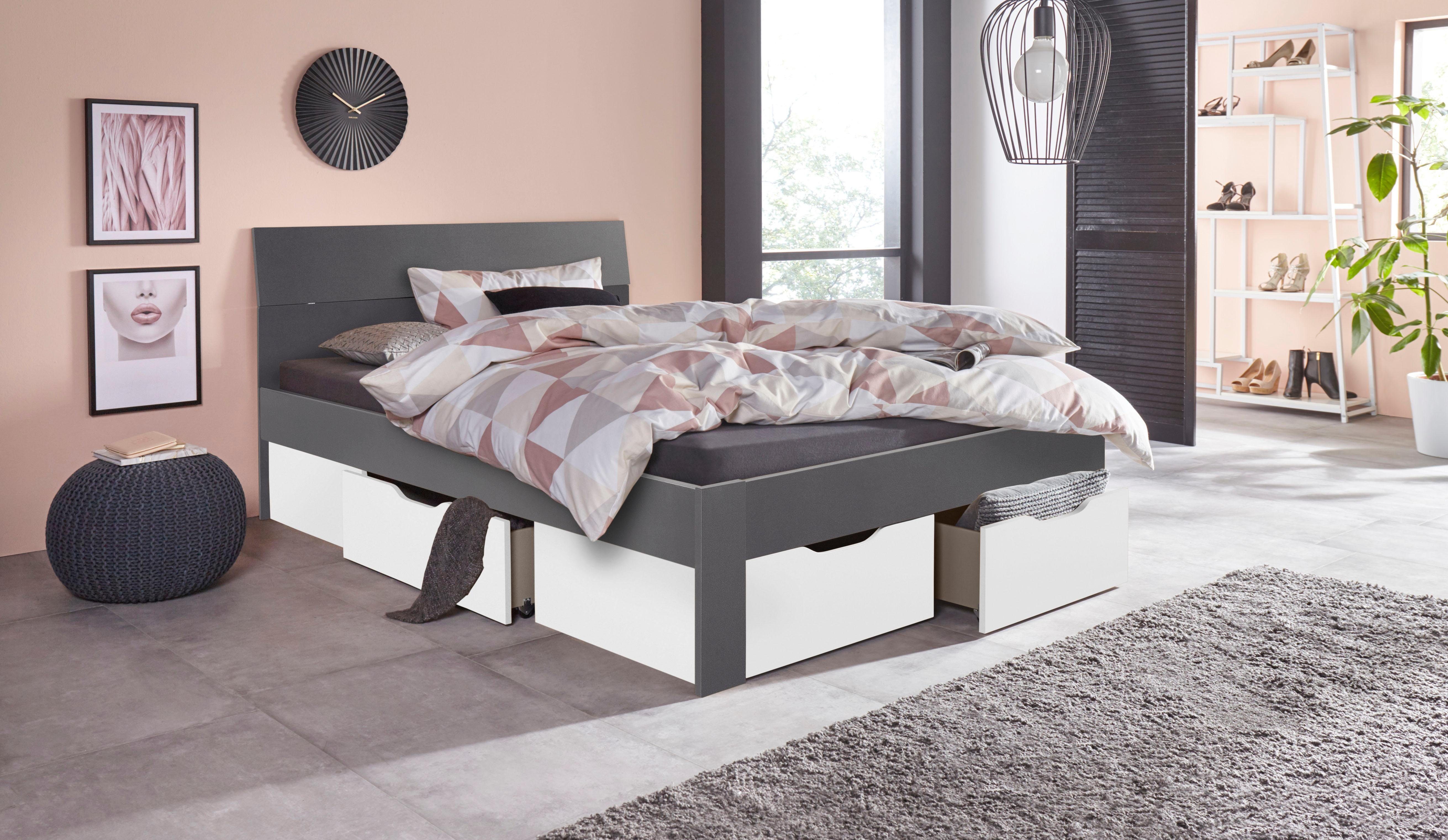 rauch Bett Einzelbett Doppelbett Stauraum FLEXX Breiten 90/140/180 cm, Einzelbett Doppelbett Stauraum FLEXX Breiten 90/140/180 cm – Bild 2 von 5