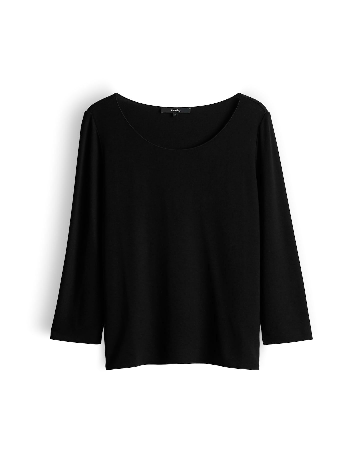 someday 3/4-Arm-Shirt Kirosa soft aus Viskosemix mit weichem Griff Cleanes Basic mit angenehmem Tragegefühl