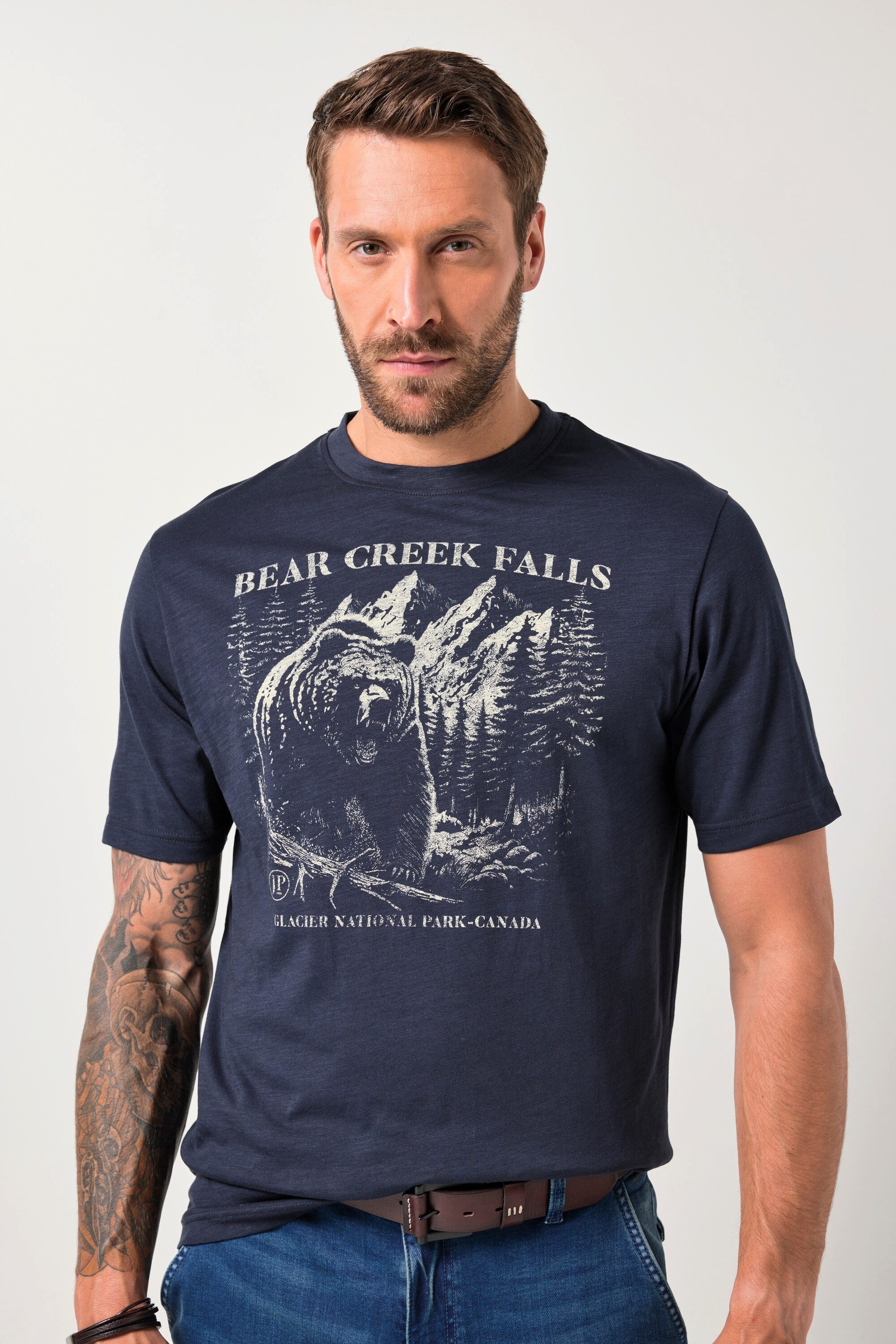 T-Shirt T-Shirt Halbarm Brustprint