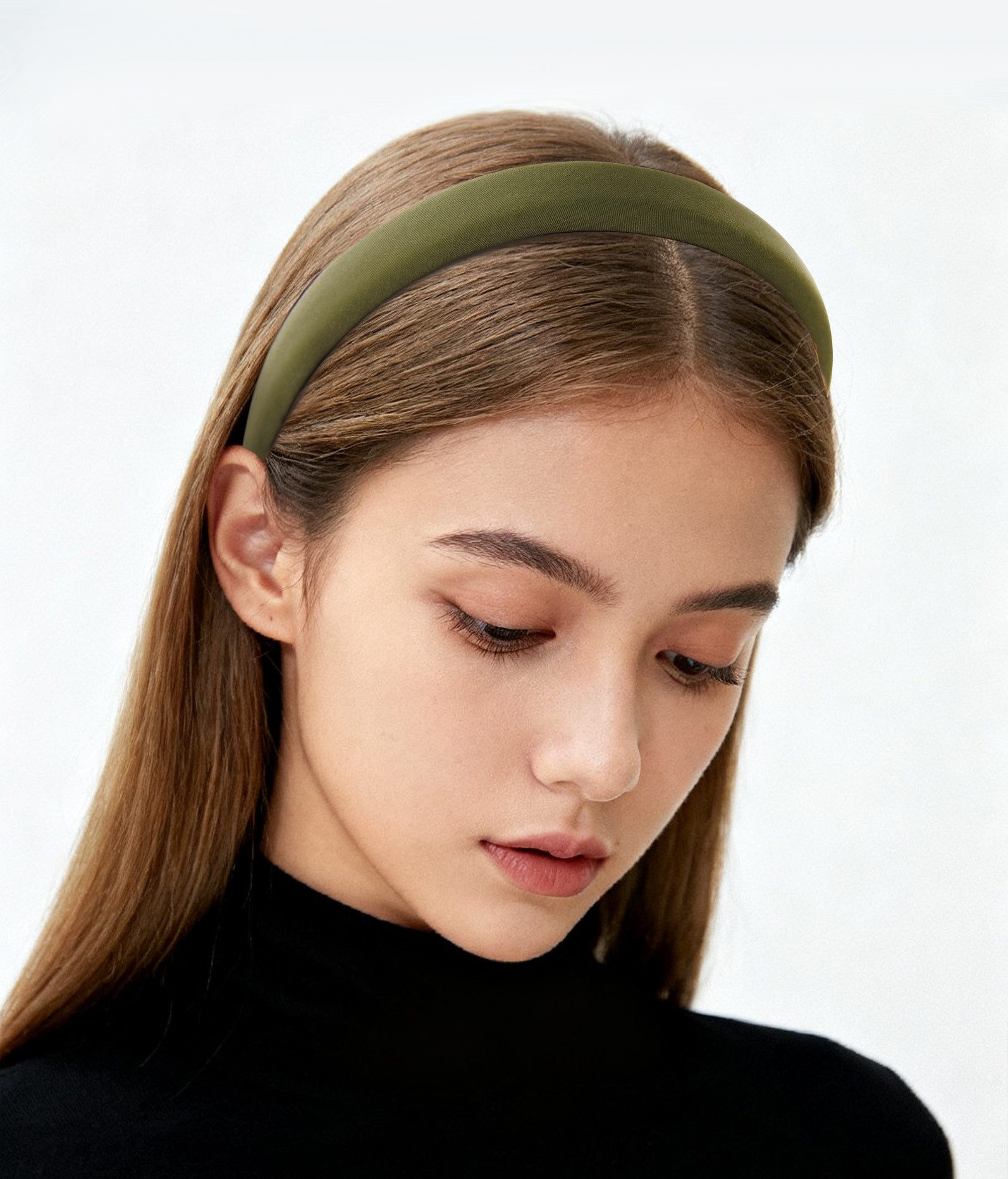 axy Haarreif Haarreif mit Stoff gepolstertes Candy Colours, Vintage Damen Haareifen Haarband