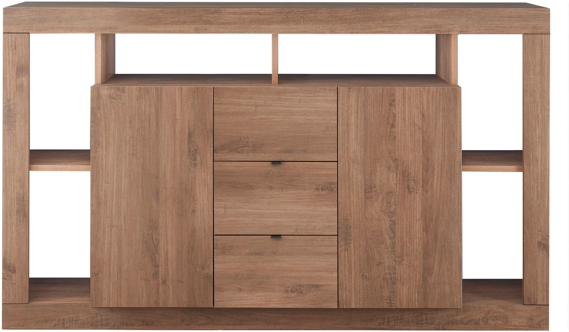 Home affaire Sideboard Rimini, mit 2 Türen und 3 Schubkästen