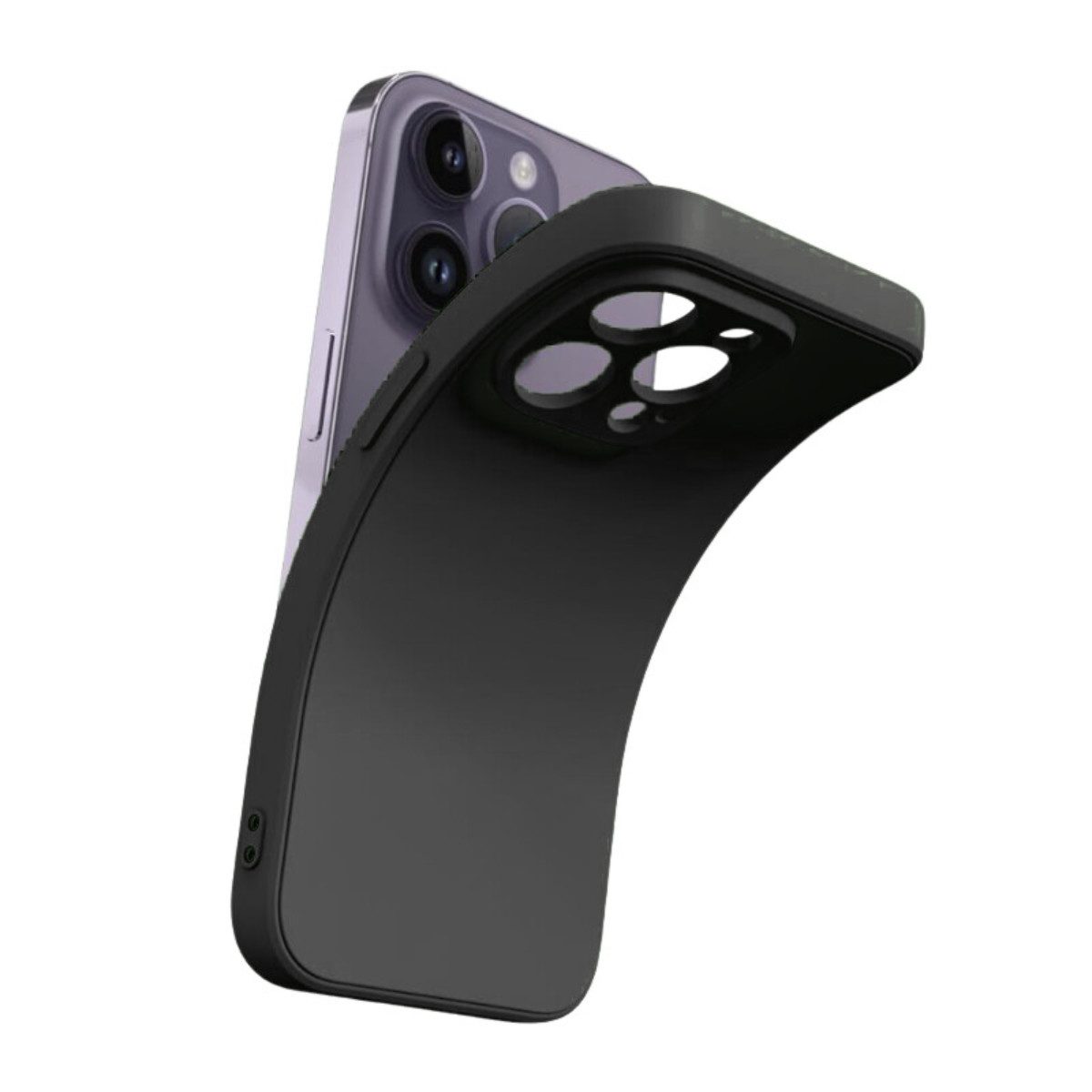 COFI 1453 Handyhülle Premium Silikon Case mit Mikrofaser-Innenfutter für REALME 16 PRO+ 6,8, Silikonhülle mit weichem Mikrofaser Innenfutter