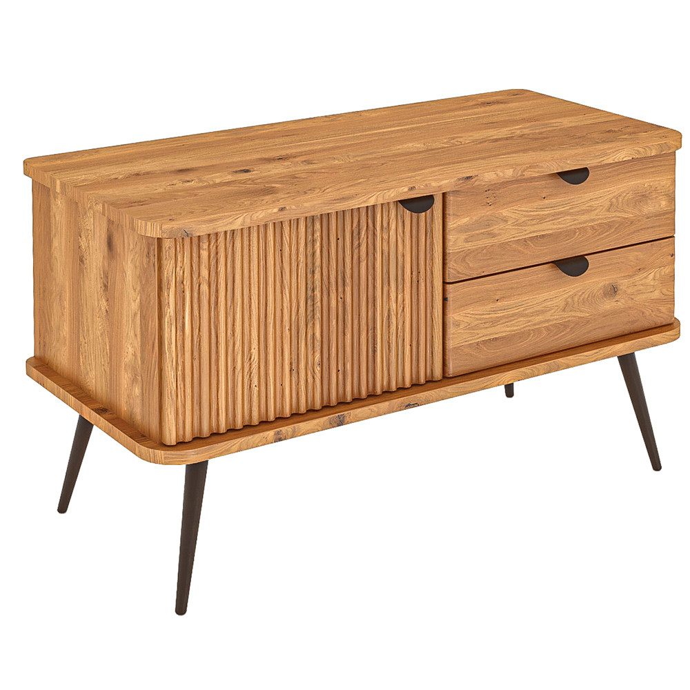 Lomadox Kommode KABALA-165, in Eiche massiv geölt, montiert, 97cm breit