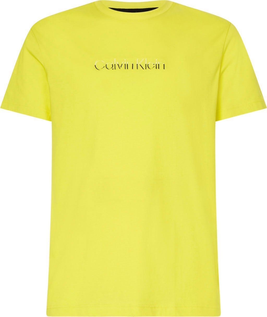 Calvin Klein T-Shirt MULTI COLOR LOGO magnetic yellow