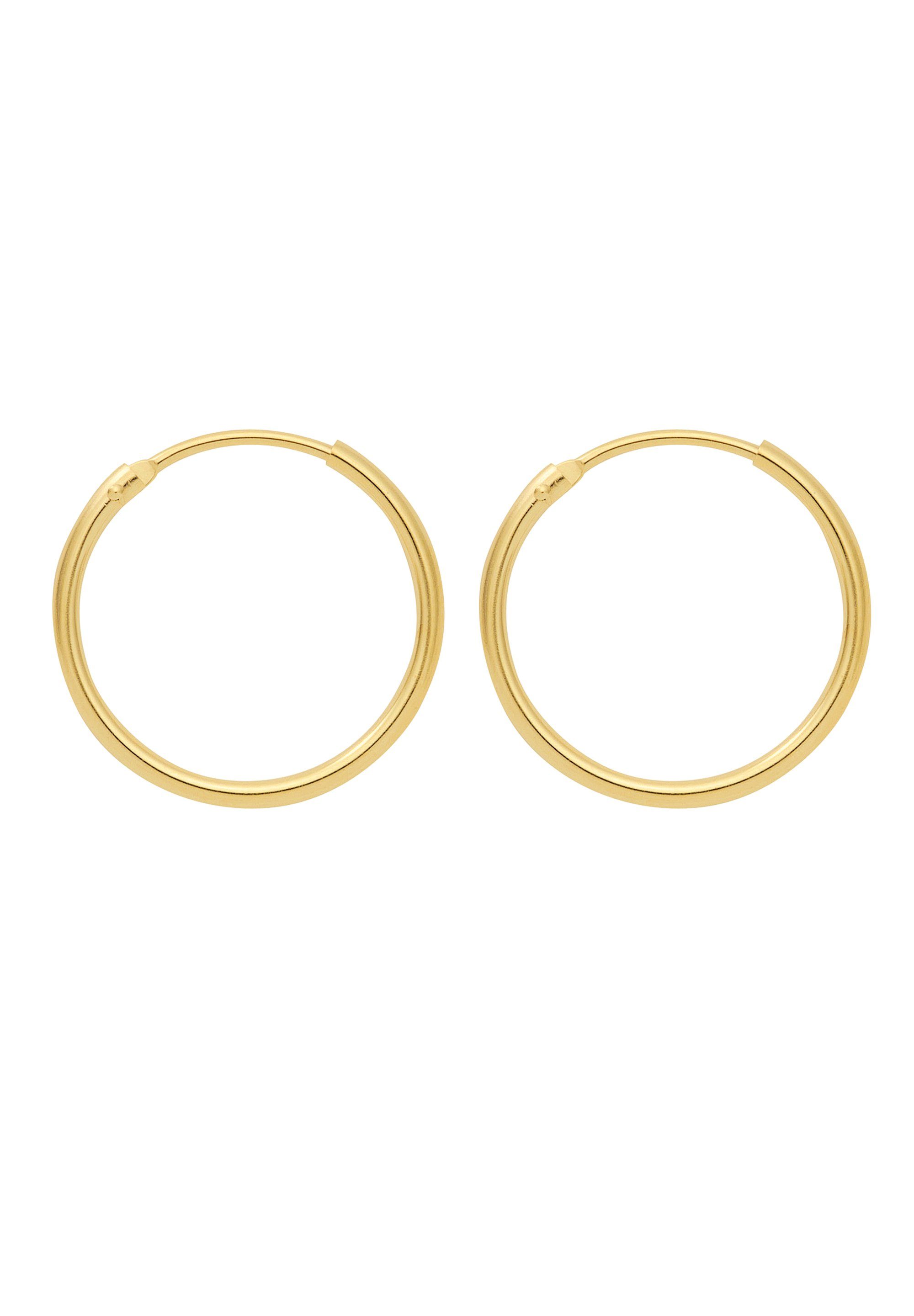 Adelia´s Paar Creolen 333 Gold Ohrringe günstig online kaufen
