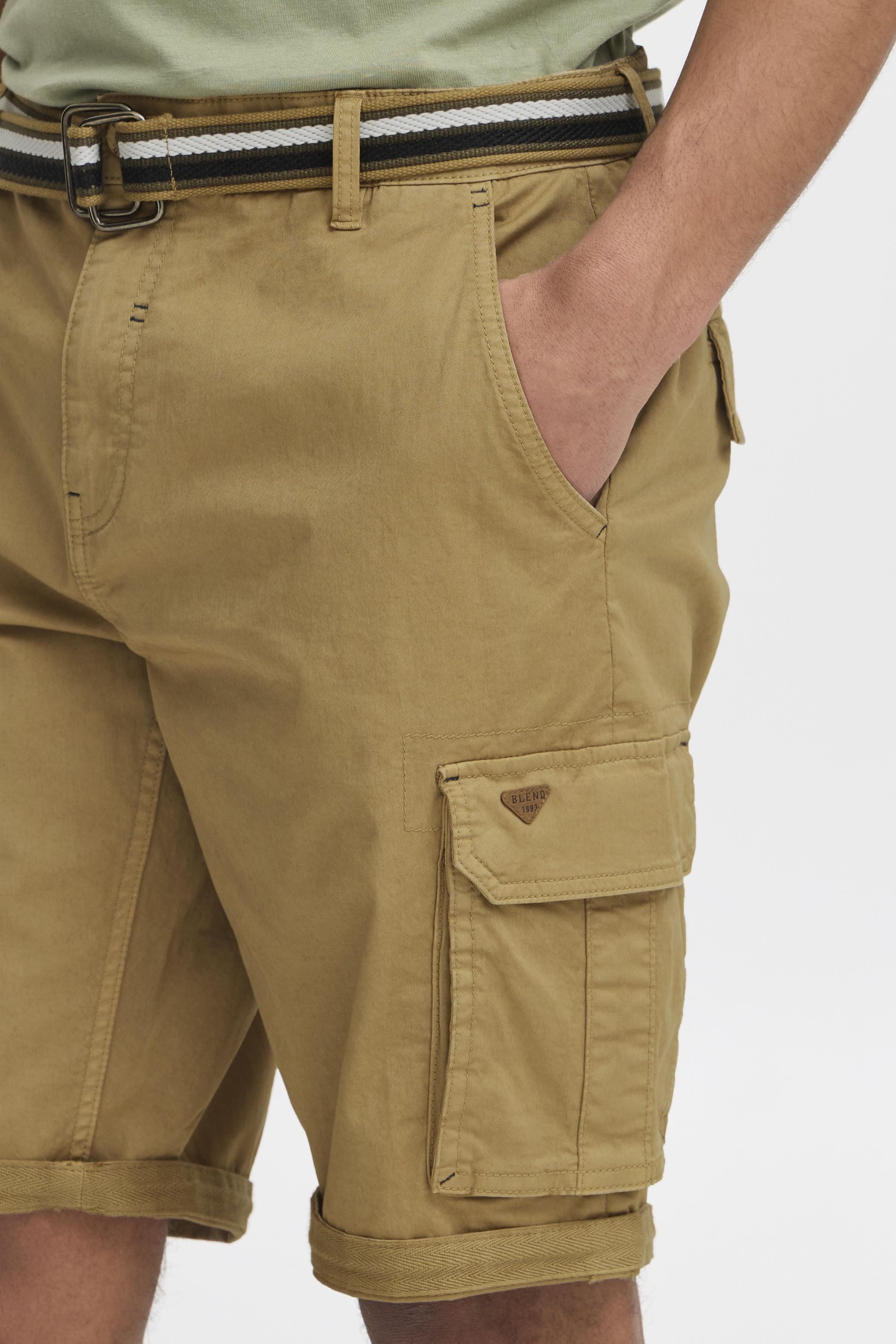 Blend Cargoshorts BHBrian Stilvolle Cargo Shorts mit Taschen und Gürtel