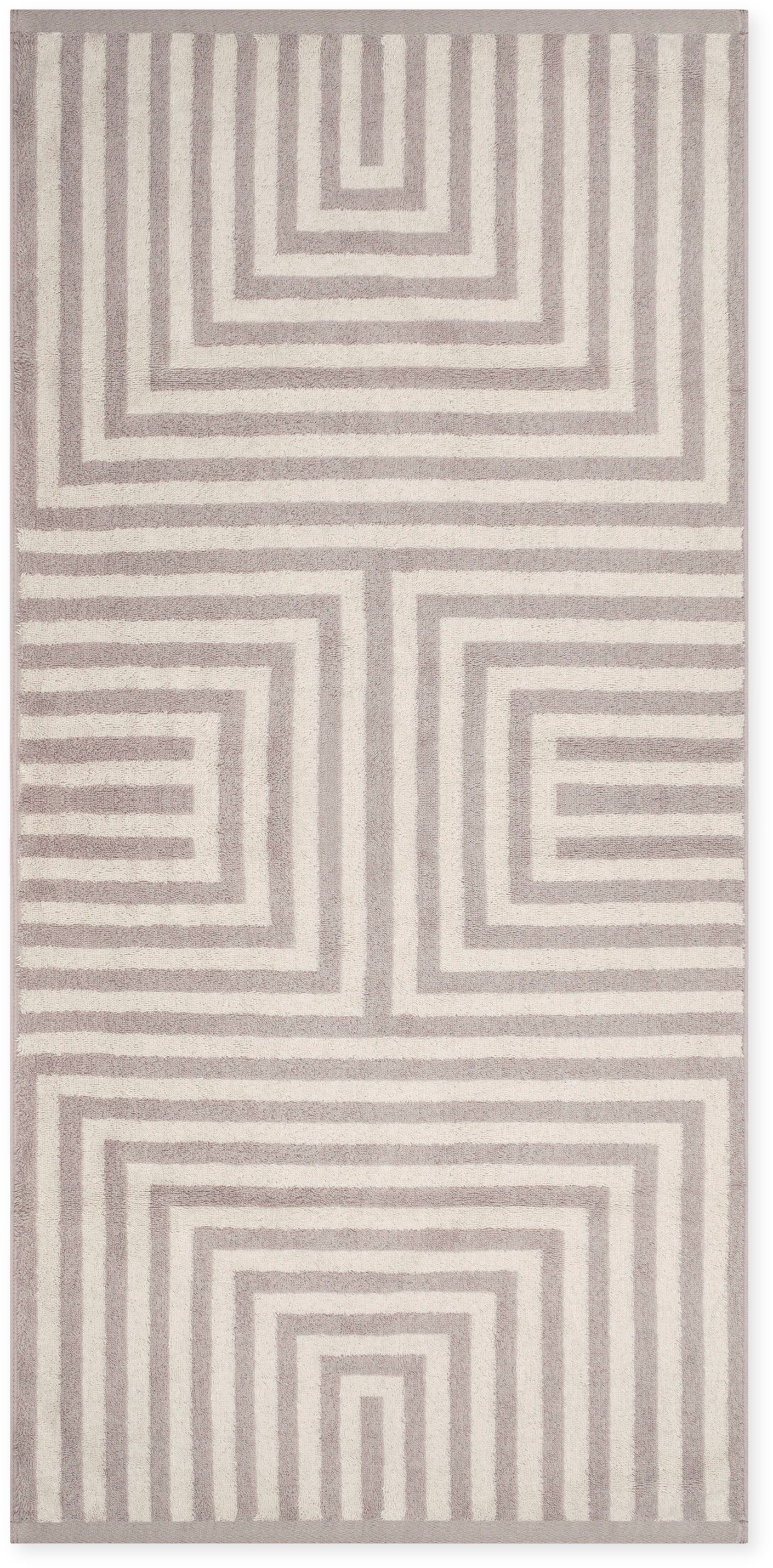 ROSS Duschtuch Grafik, Frottier (Packung, 1-St), aus feinster Baumwolle