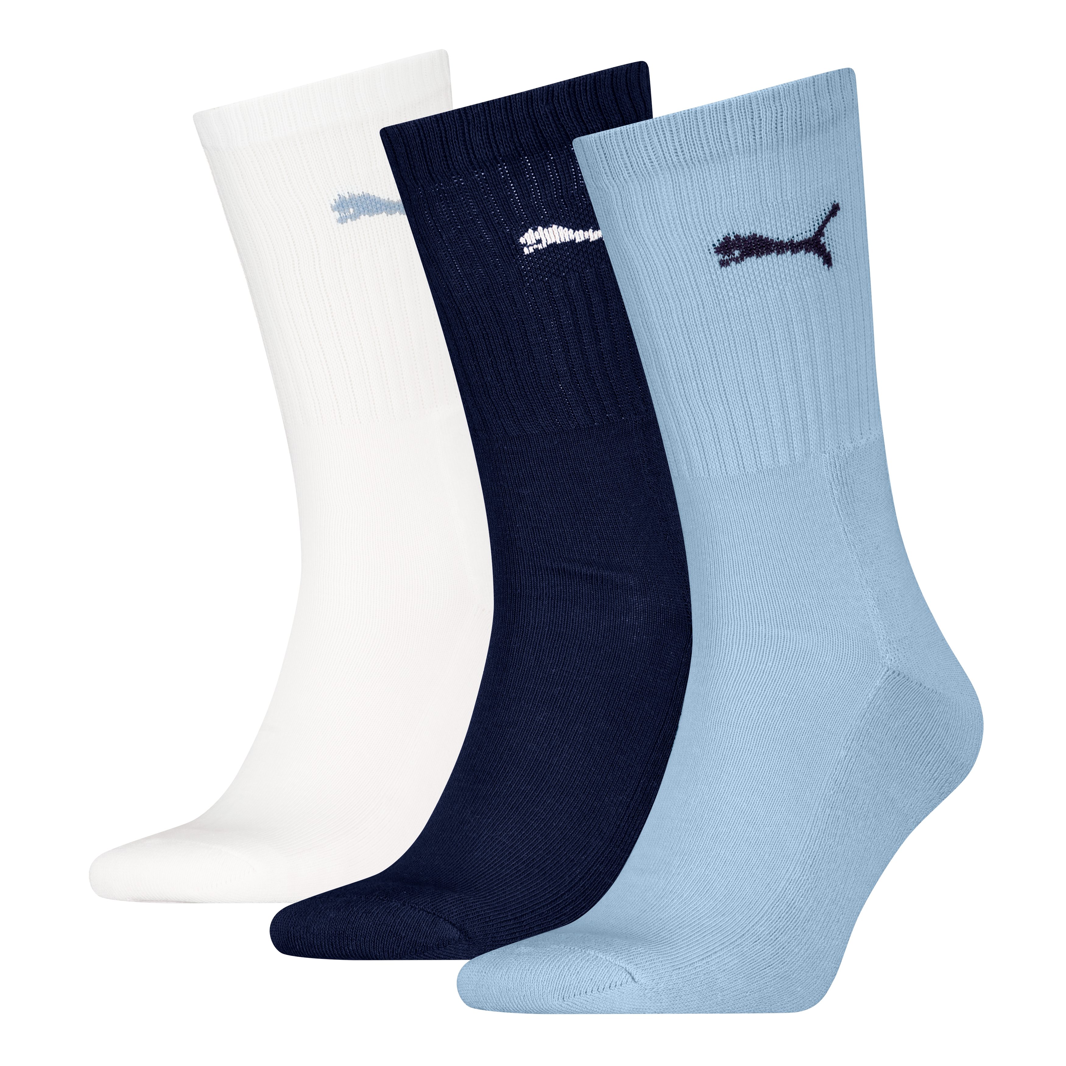 PUMA Socken PUMA UNISEX CREW SOCK 3P (3 Paar) mit farblichem Logo günstig online kaufen