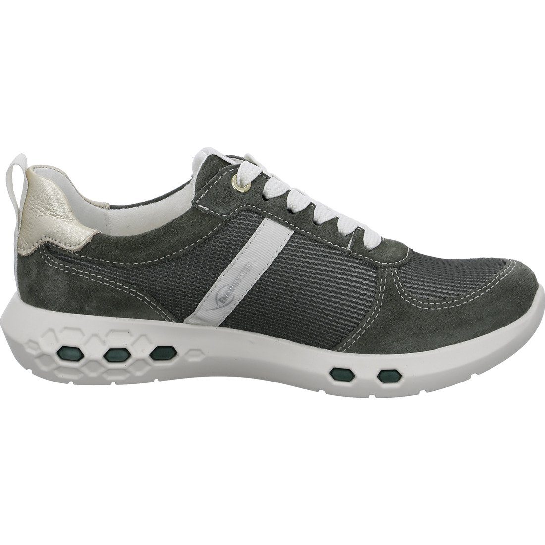 047857 Schuhe, Ara grün Sneaker Jumper - Damen Ara Materialmix Sneaker
