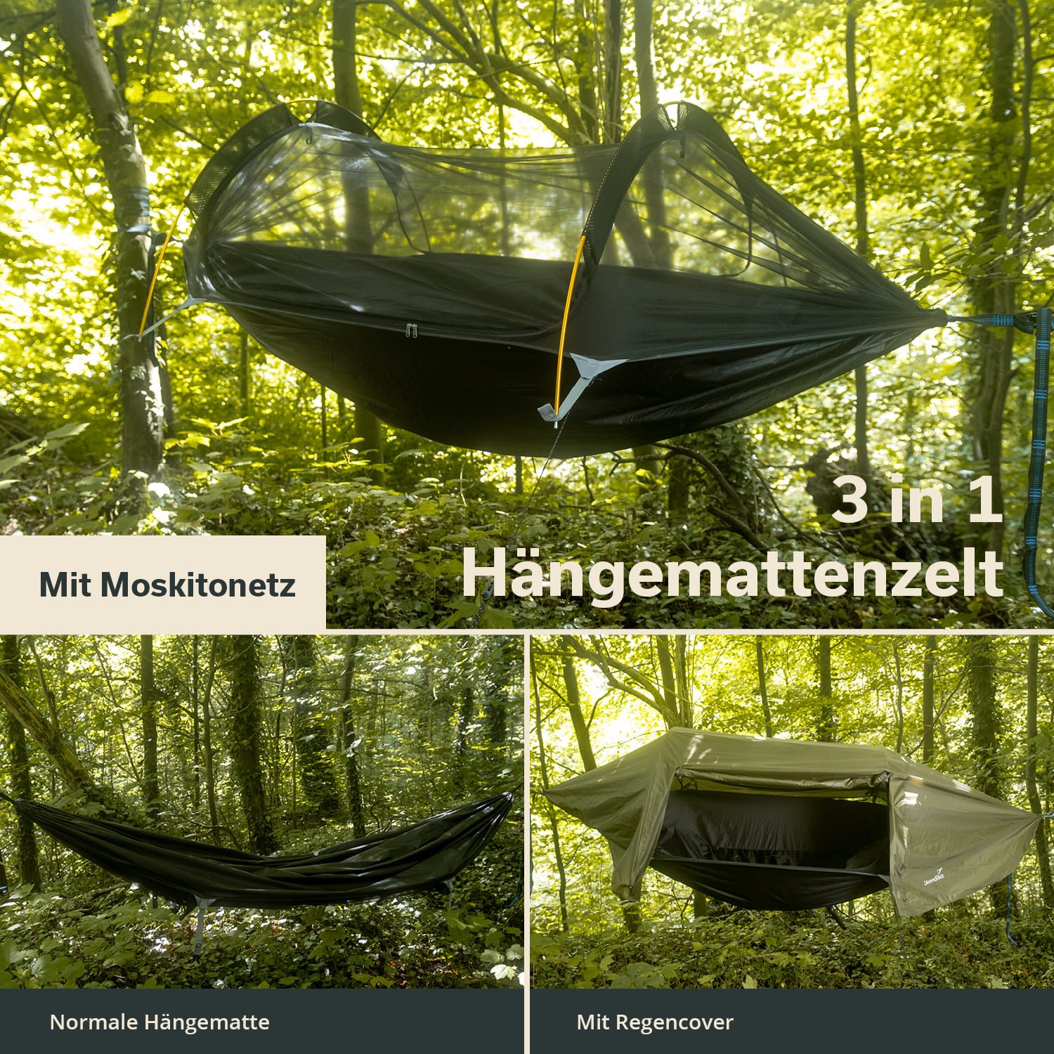 Skandika Hängezelt Rian, Personen: 1, Ultraleicht, günstig online kaufen
