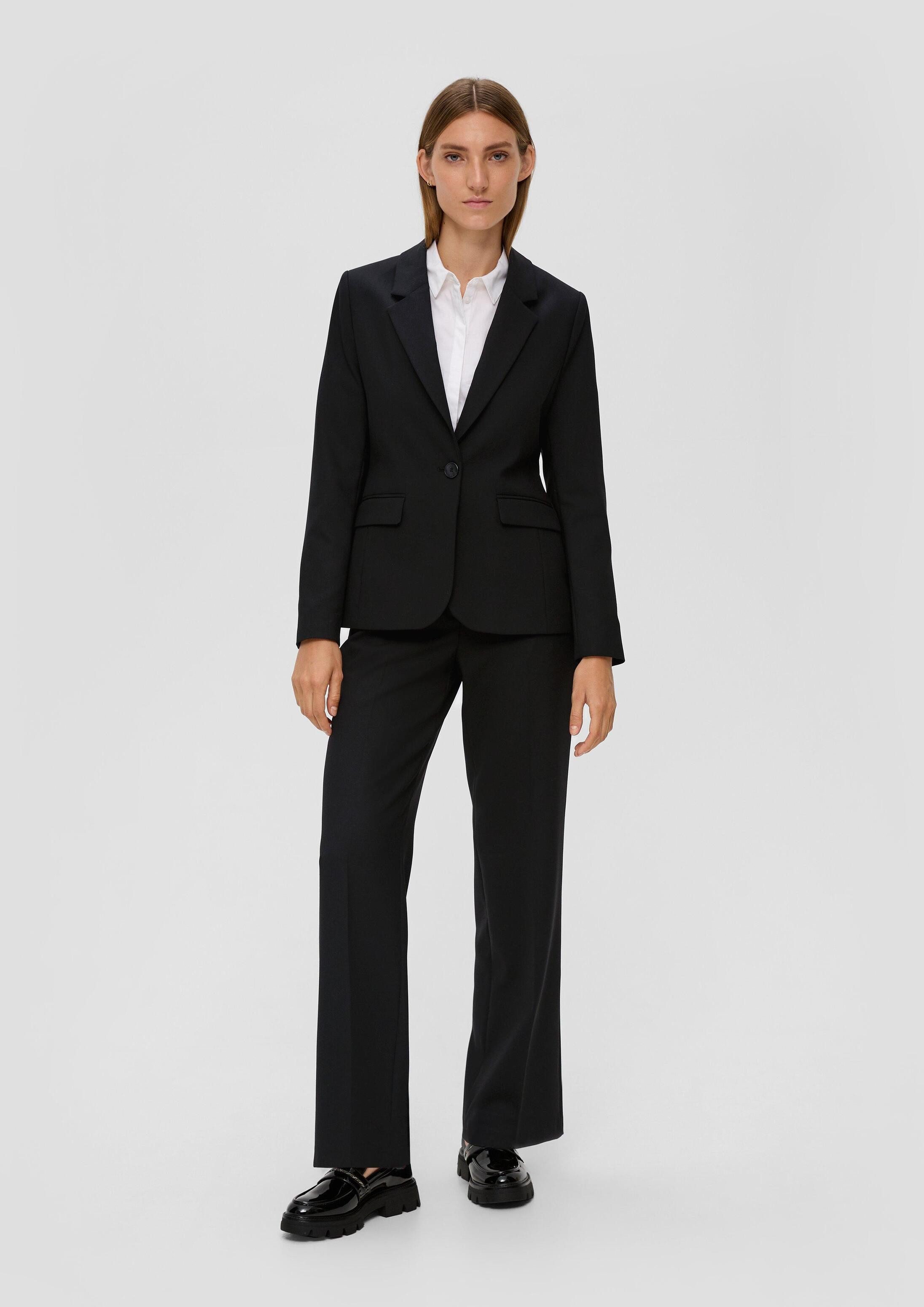s.Oliver Jackenblazer Indoor-Blazer Blazer aus Viskosemix