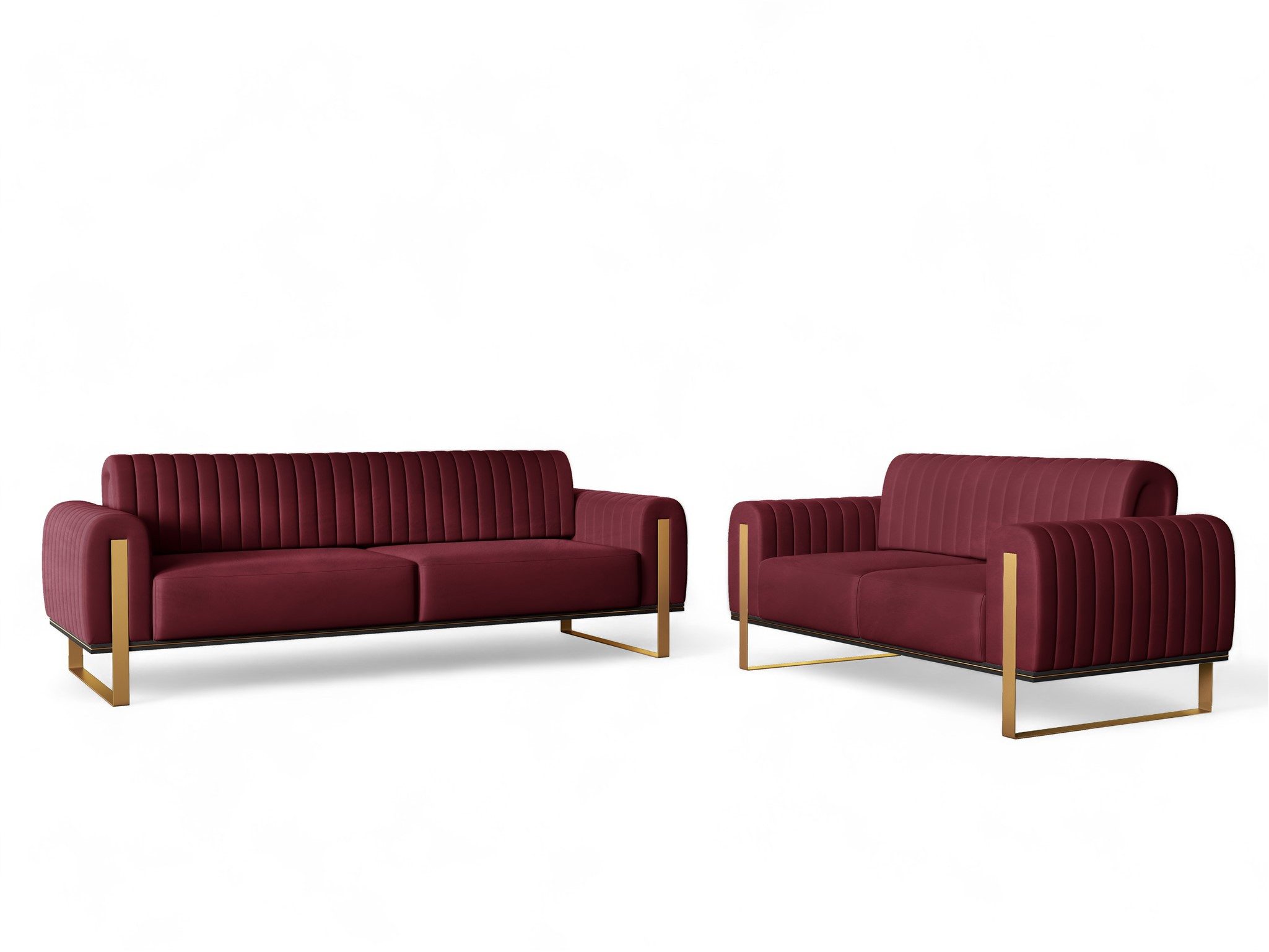 Fun Möbel Polstergarnitur Sofaset Designersofas VALERIE günstig online kaufen