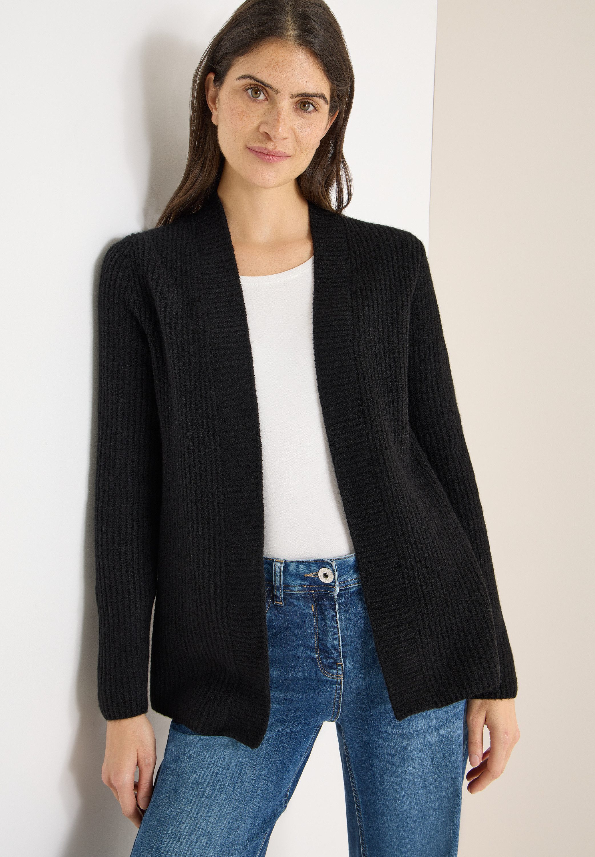 CECIL Cardigan Strickjacke offen und ohne Verschluss günstig online kaufen
