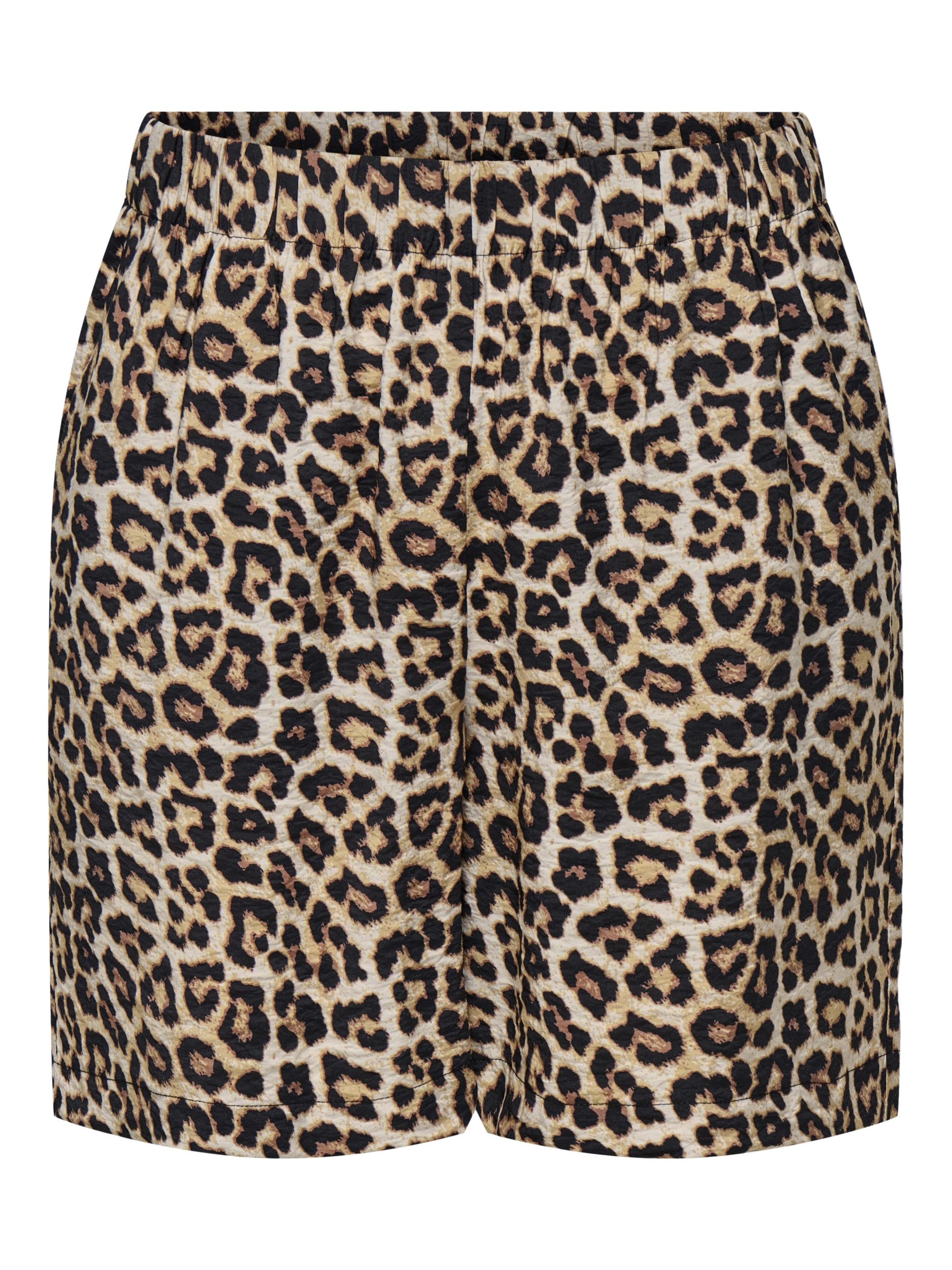 pieces Shorts - leichte Stoffshorts in sommerlichem Print