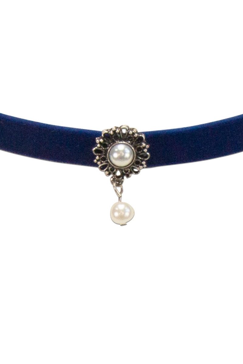 Alpenflüstern Kette mit Anhänger Kropfband - PERLENBLÜTE -