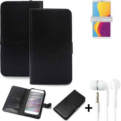 K-S-Trade Handyhülle für Huawei Y6s, Wallet Case Handyhülle Schutzhülle Flip cover Flipstyle Tasche