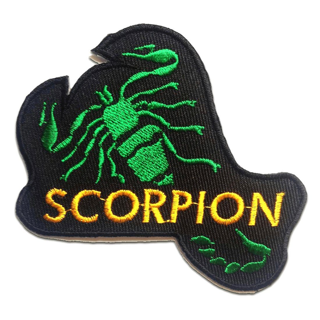 Catch the Patch Aufnäher Bügelbild, Aufbügler, Applikationen, Patches, Flicken, zum aufbügeln, Polyester, Scorpion Horoscope - Größe: 9 x 8 cm