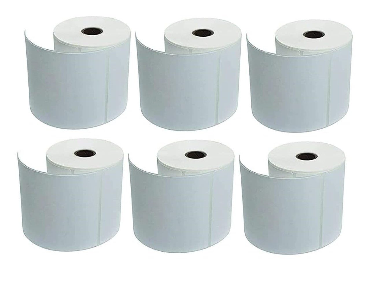 Montegoni Etikettenrolle Versandetiketten Rolle 100 x 150 mm, Thermoetiketten für Zebra, MUNBYN Dymo Thermodrucker, DHL UPS DPD kompatibel, selbstklebend