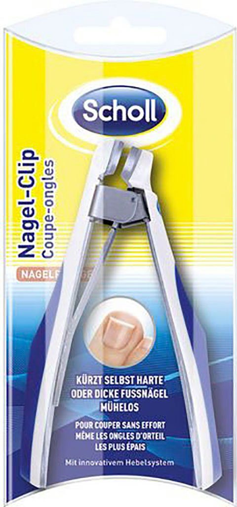 Scholl Fußnagelknipser Nagel-Clip, rostfrei