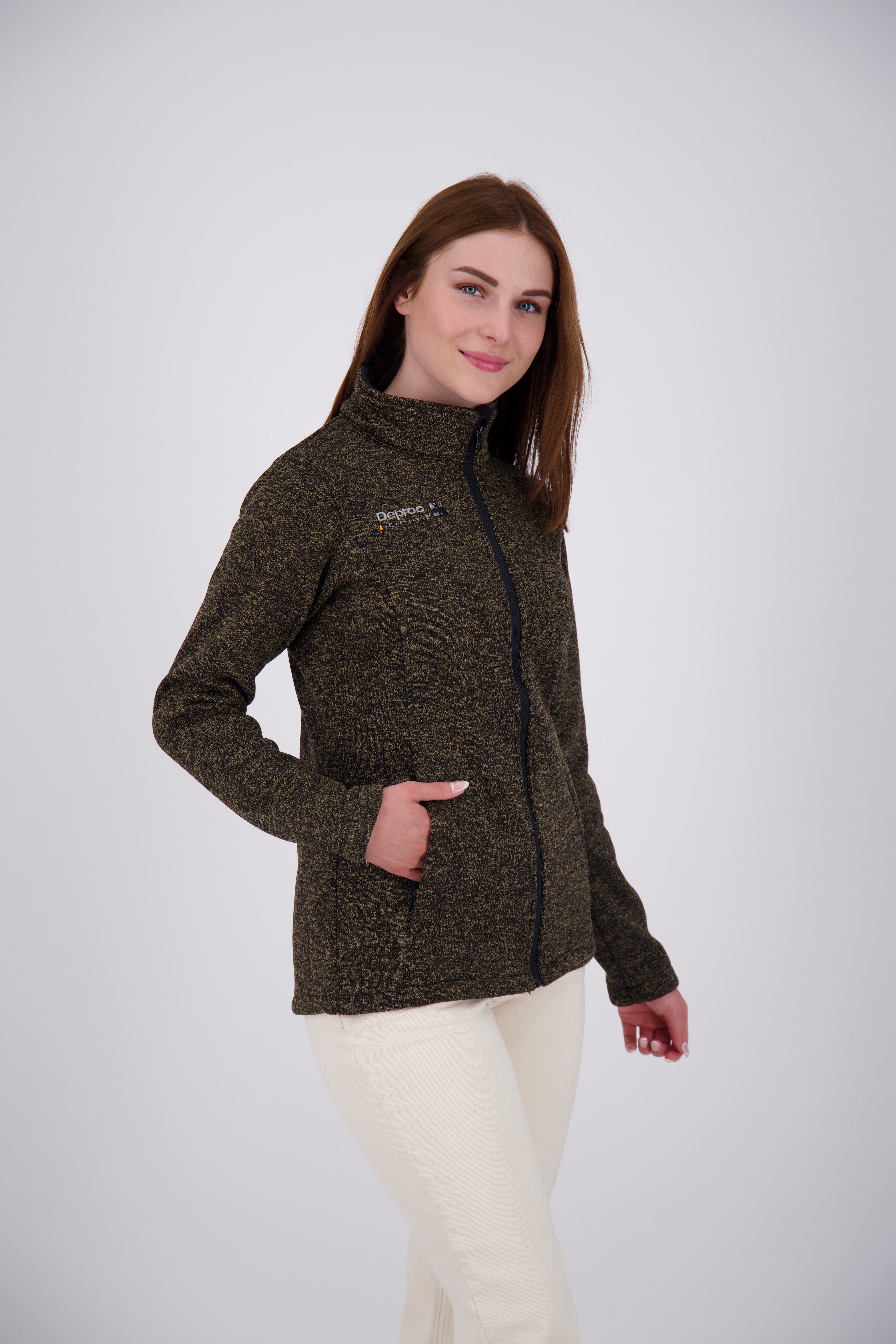 DEPROC Active Strickfleecejacke ELKFORD WOMEN NEW CS auch in Großen Größen günstig online kaufen