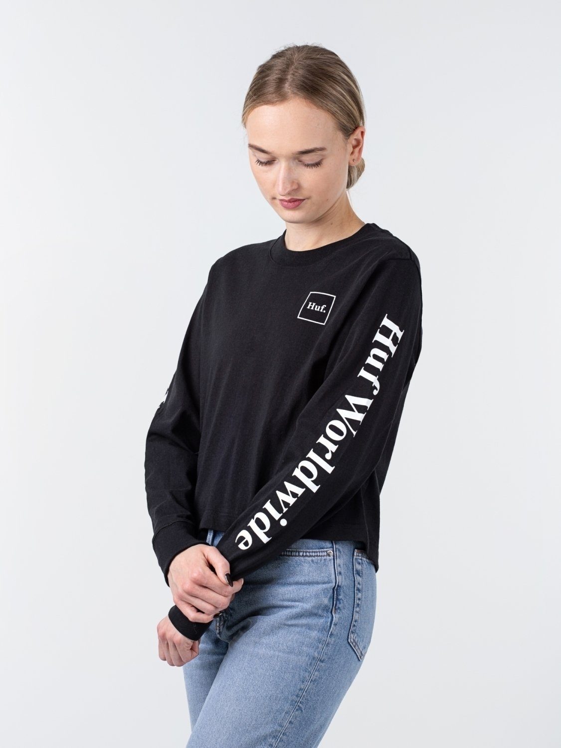 HUF Sweater HUF Domestic Crop Longsleeve