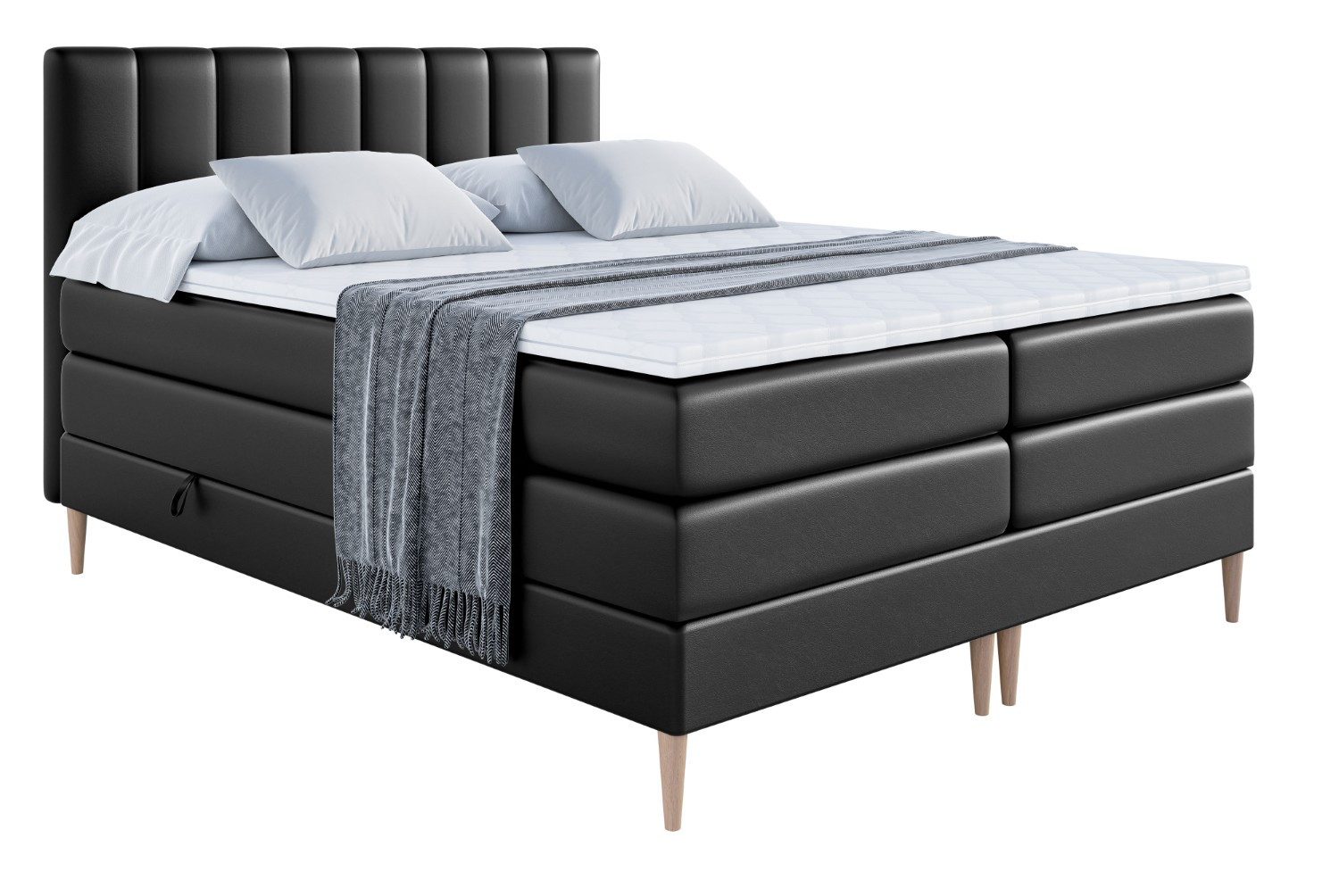 ALTDECOR Boxspringbett OTTA-F KING (Multipocket-Matratze H4, günstig online kaufen