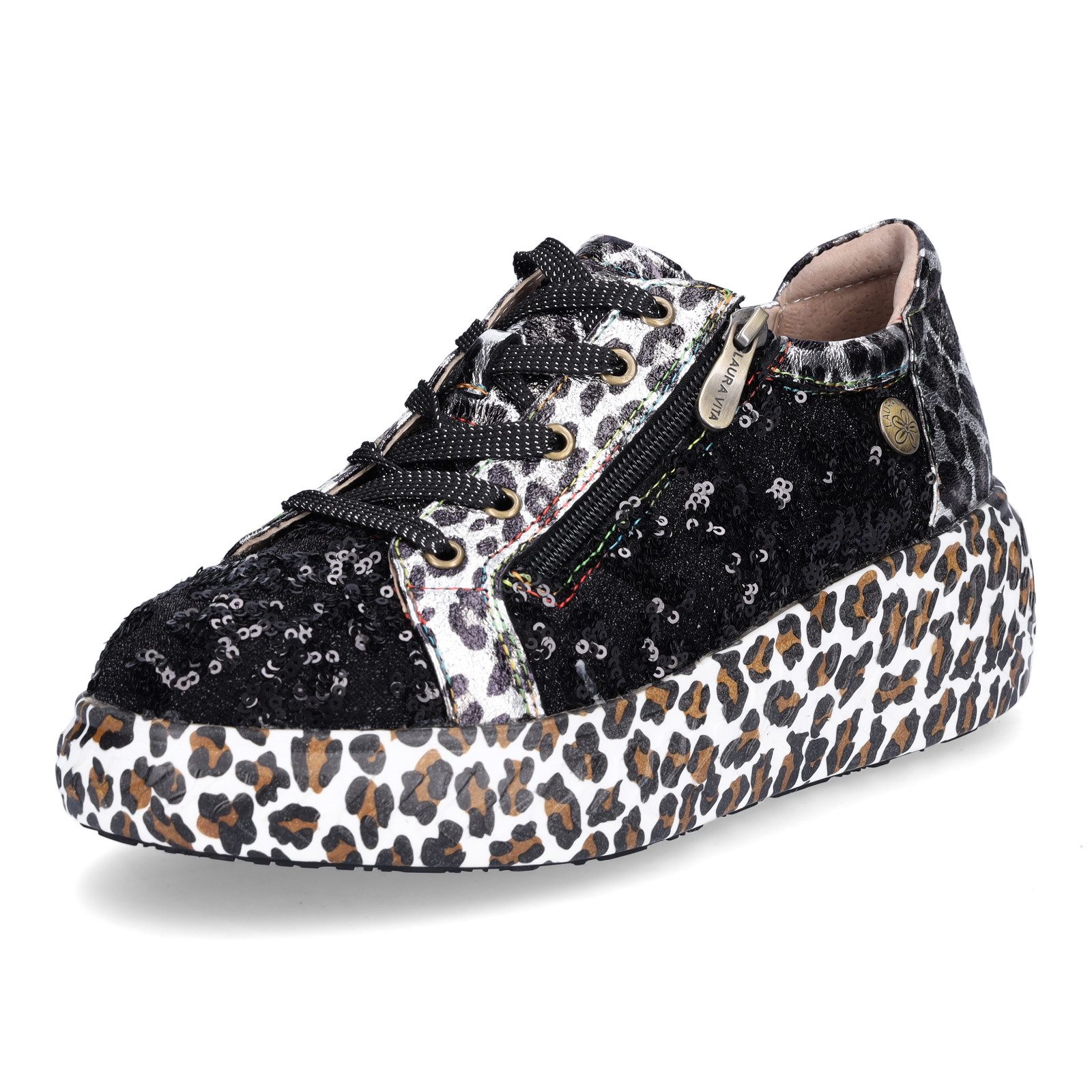 LAURA VITA Laura Vita Damen Sneaker schwarz Sneaker günstig online kaufen