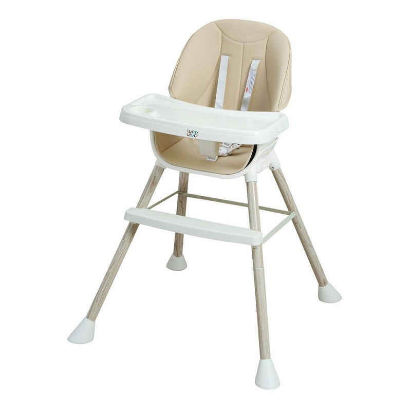 Baby Vivo Hochstuhl Design 4in1 Kinderhochstuhl - Leo in Beige