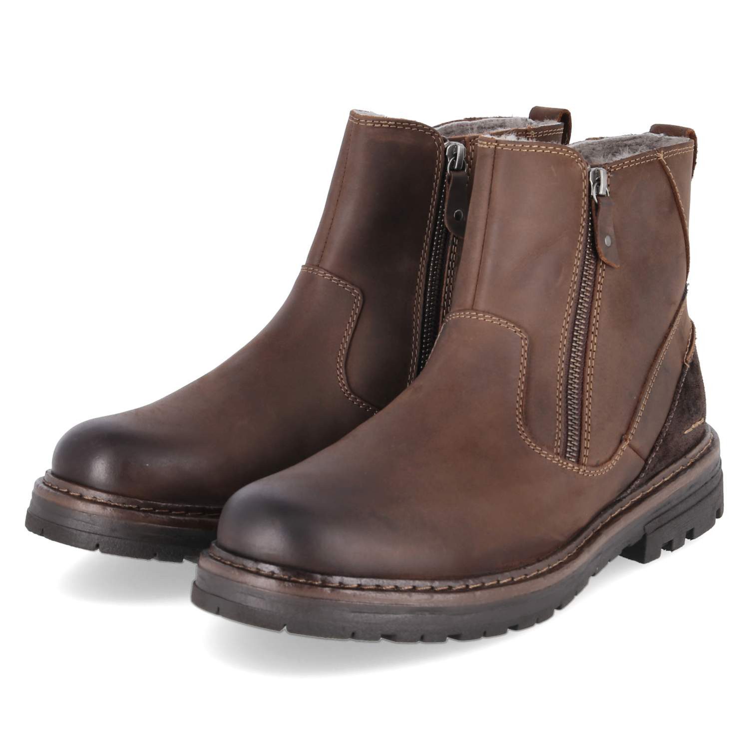 Josef Seibel Josef Seibel Winterstiefel 20803LA86/310 Herren Rauleder brown Schlupfstiefel