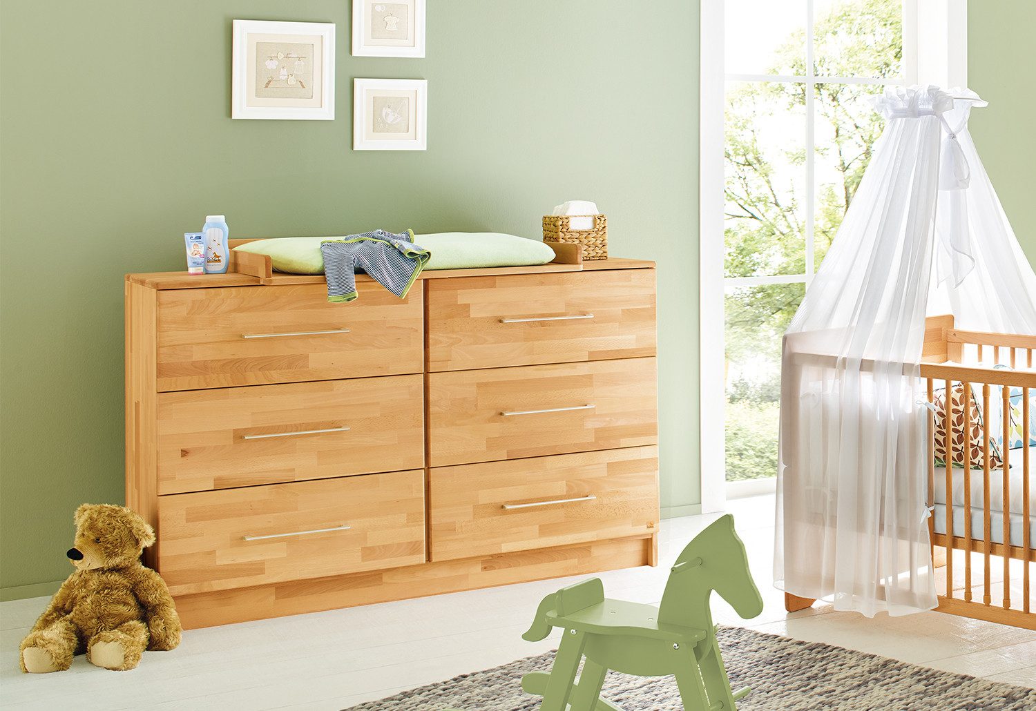 Pinolino® Wickelkommode Wickelkommode 'Natura' extrabreit