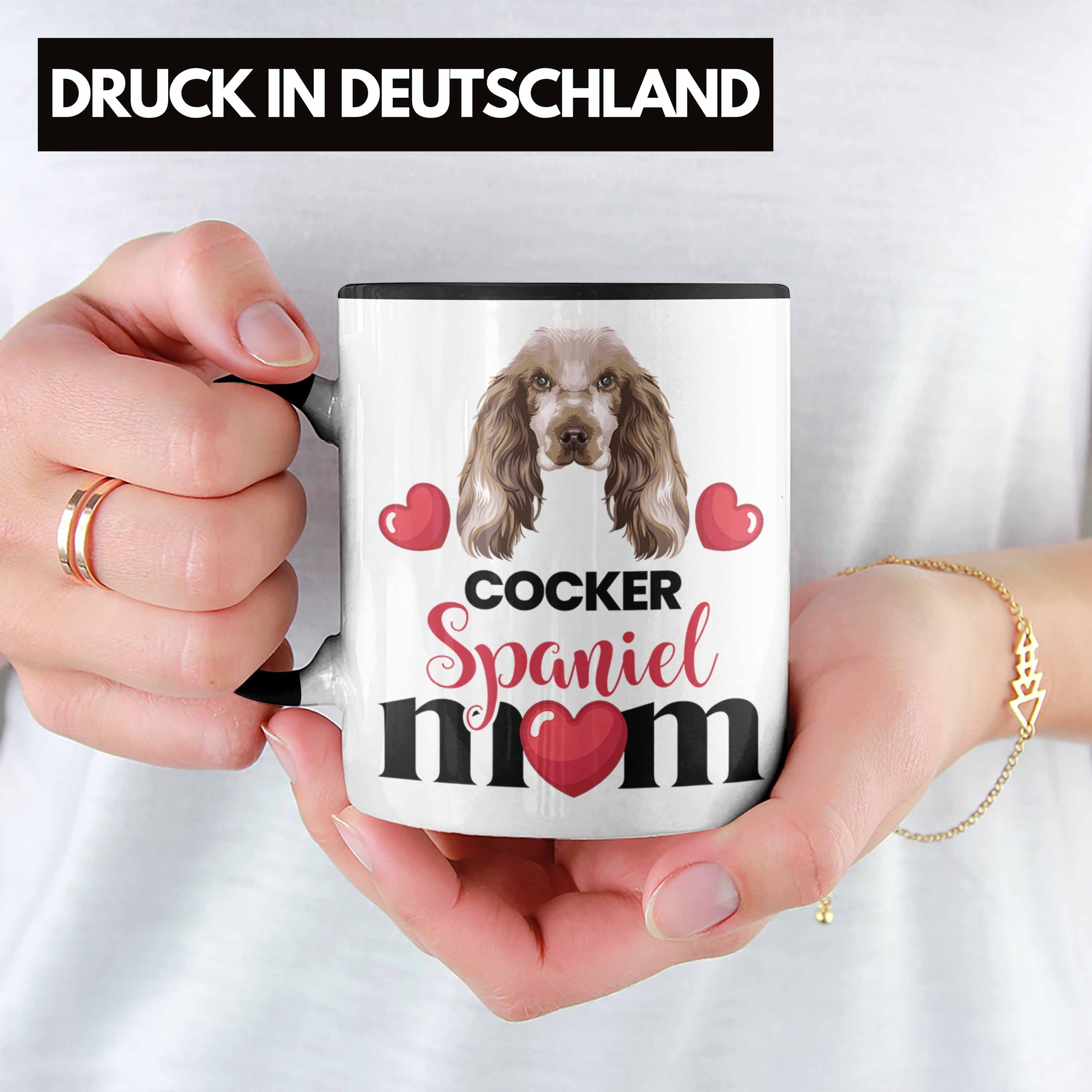 Spruch Tasse Tasse Cocker Mom Schwarz Besitzer Geschenk Lustiger Spaniel Gesche Mama Trendation